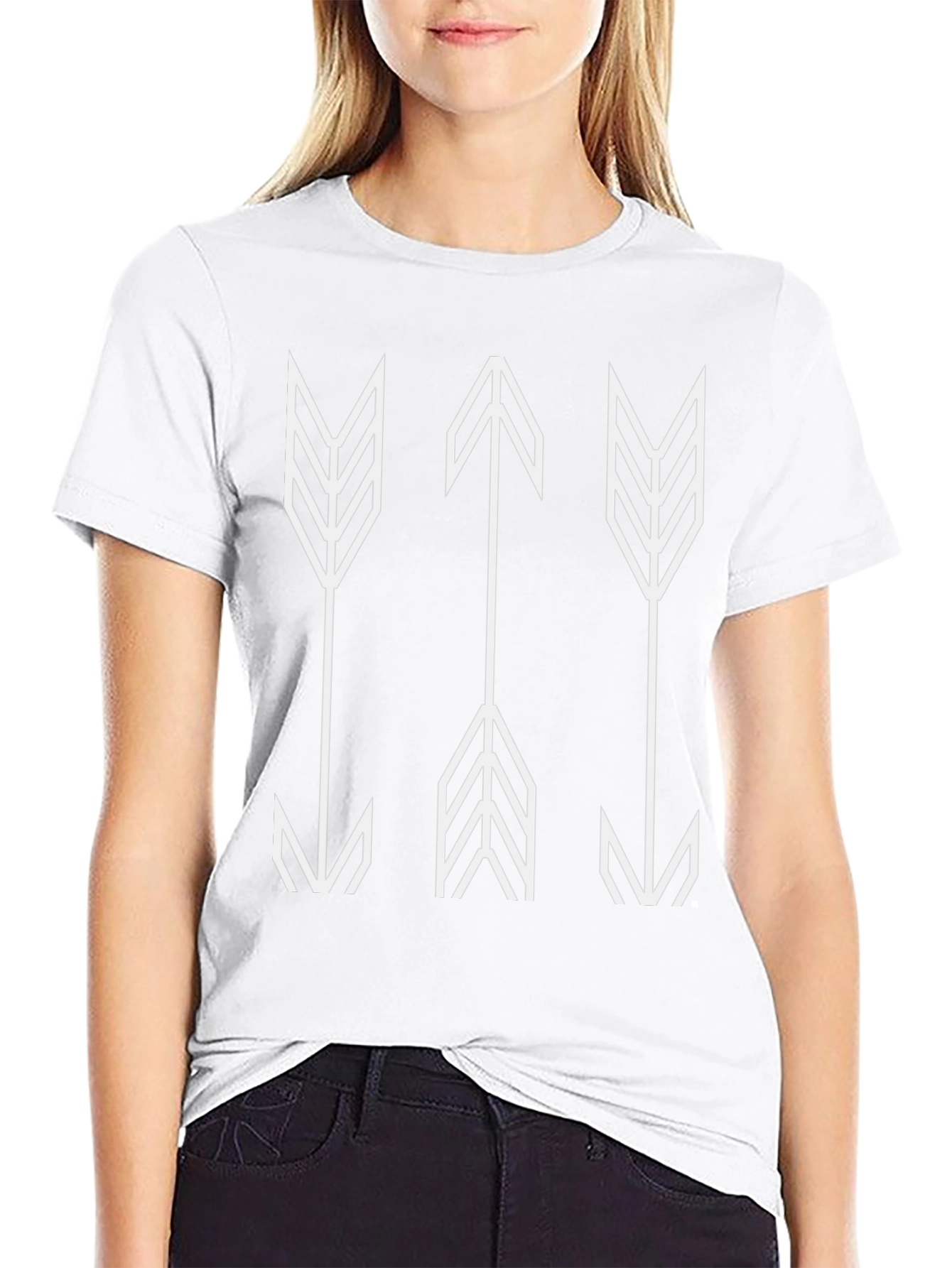 Arrow Graphic Tee - Minimalist Design
