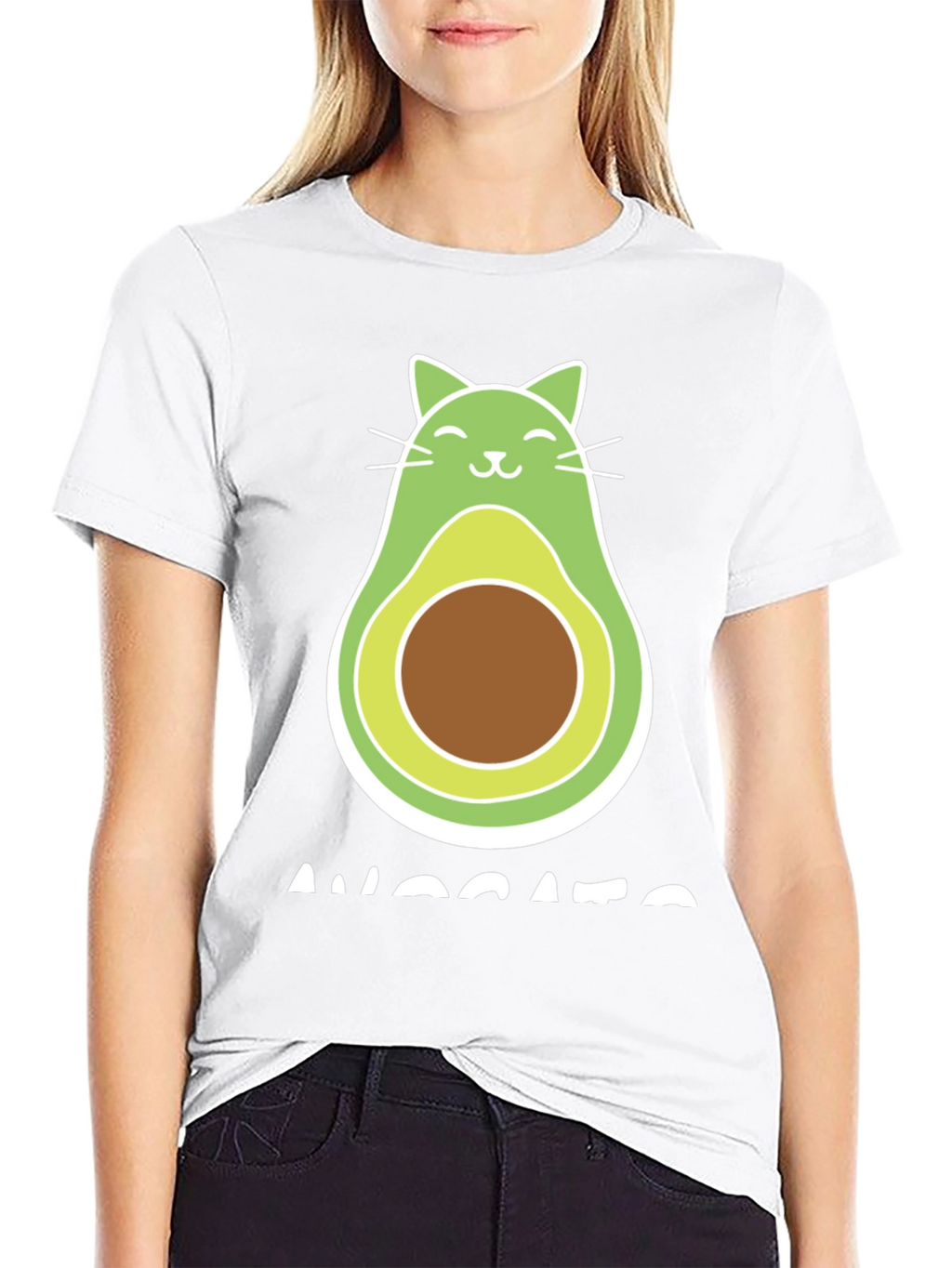 Avocato T-Shirt: Cat Avocado Fusion Tee