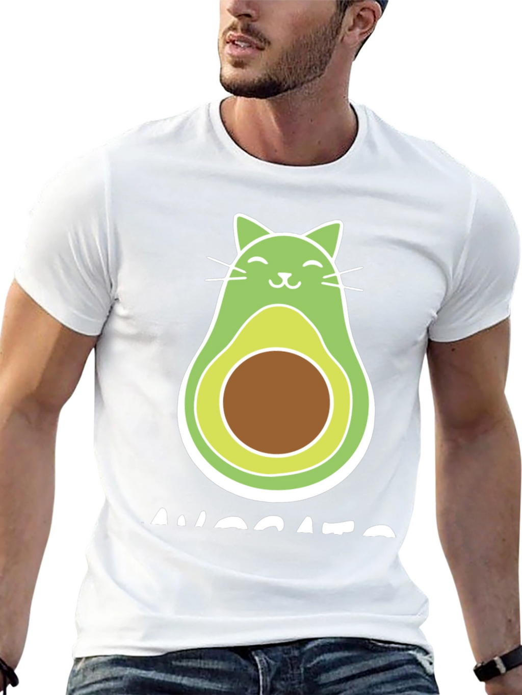 Avocato T-Shirt: Cat Avocado Fusion Tee