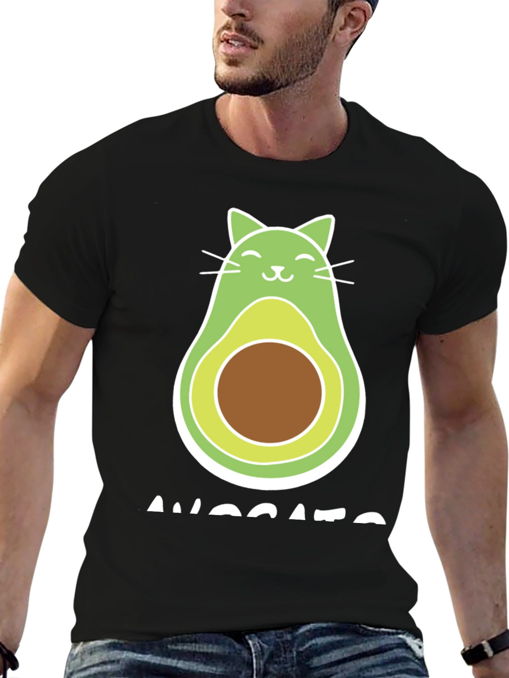 Avocato T-Shirt: Cat Avocado Fusion Tee