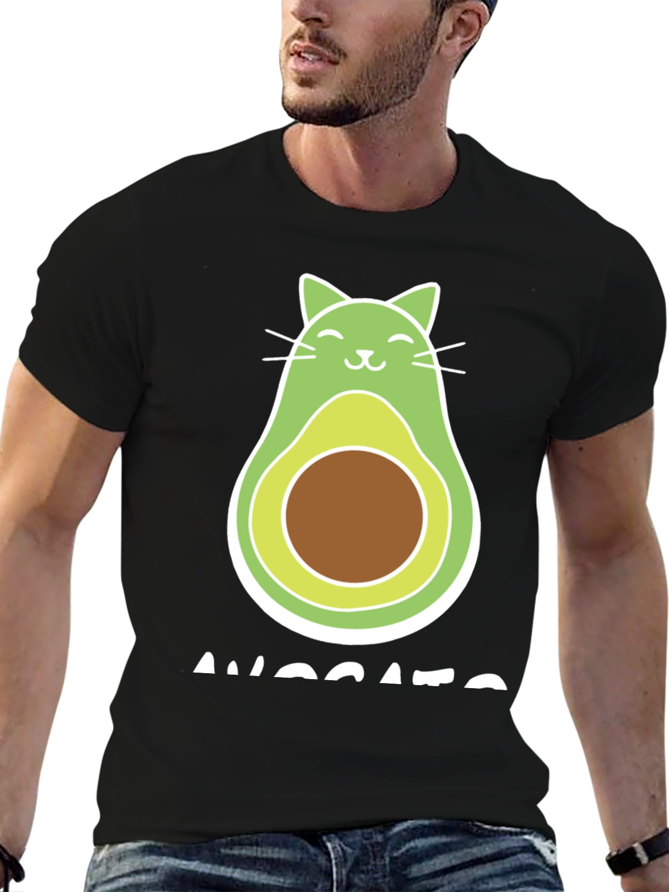 Avocato T-Shirt: Cat Avocado Fusion Tee