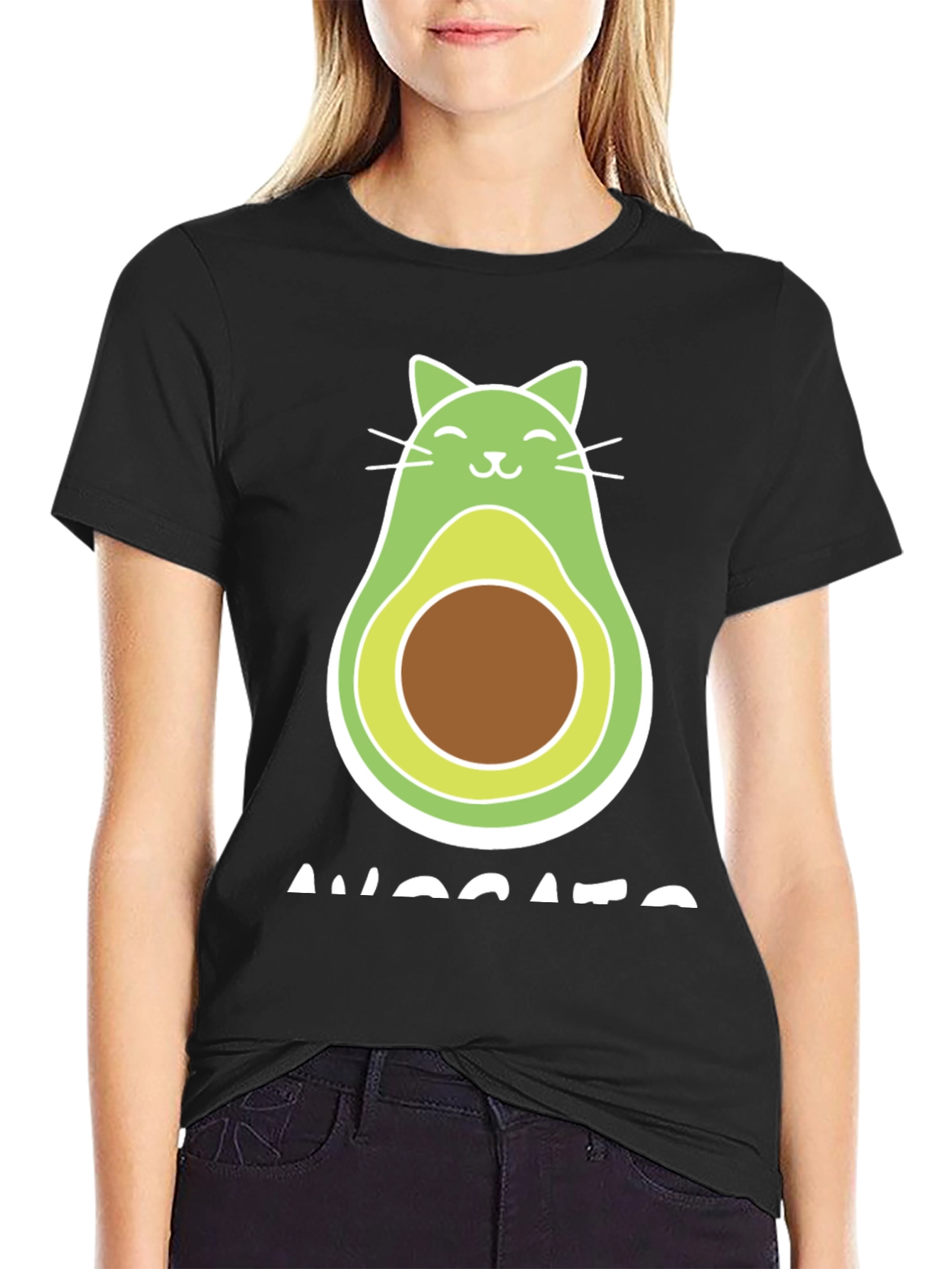 Avocato T-Shirt: Cat Avocado Fusion Tee