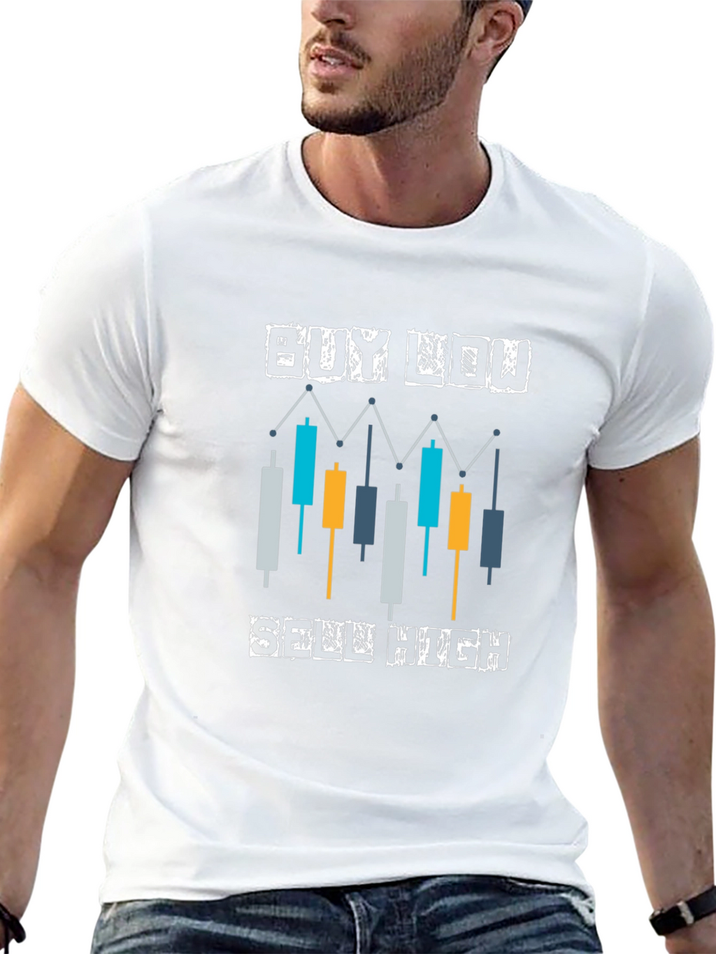 Buy Low Sell High Candlestick T-Shirt