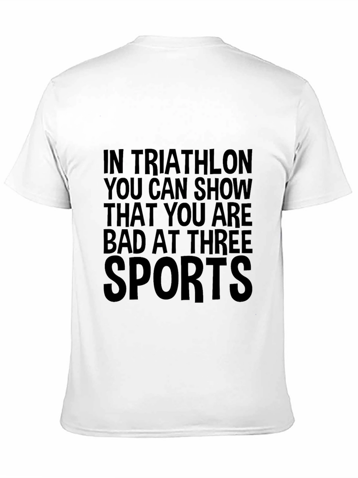 Triathlon Humor Graphic T-Shirt - Three Sports Fail