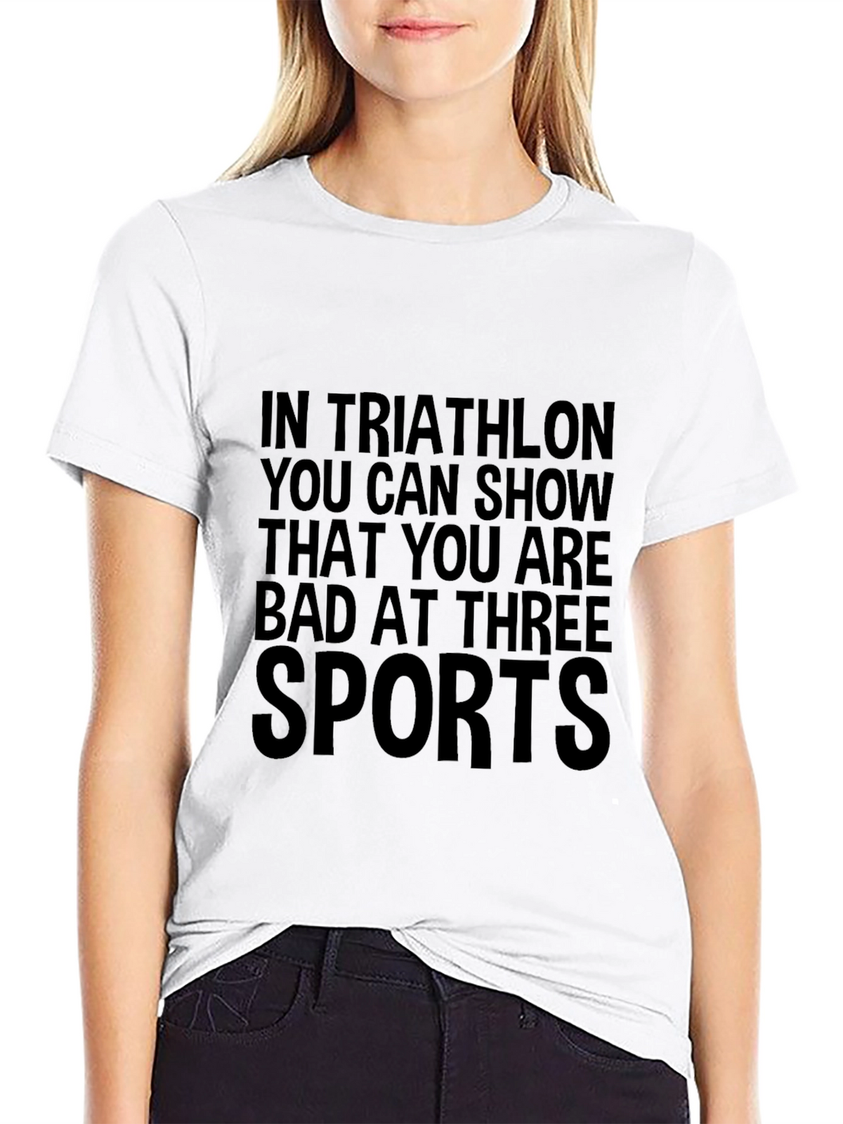 Triathlon Humor Graphic T-Shirt - Three Sports Fail