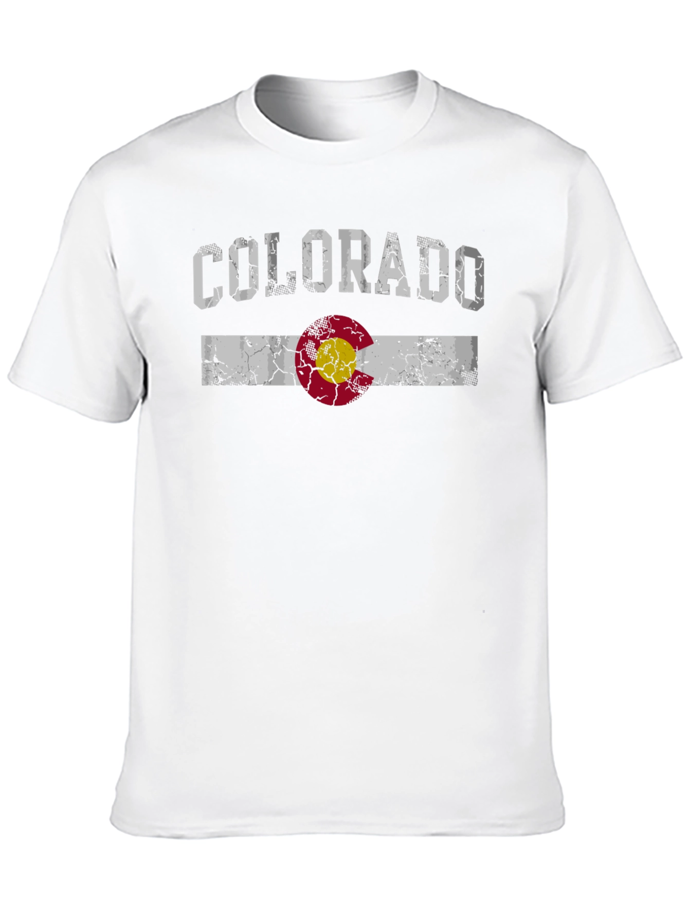 Colorado Flag Graphic T-Shirt - Black