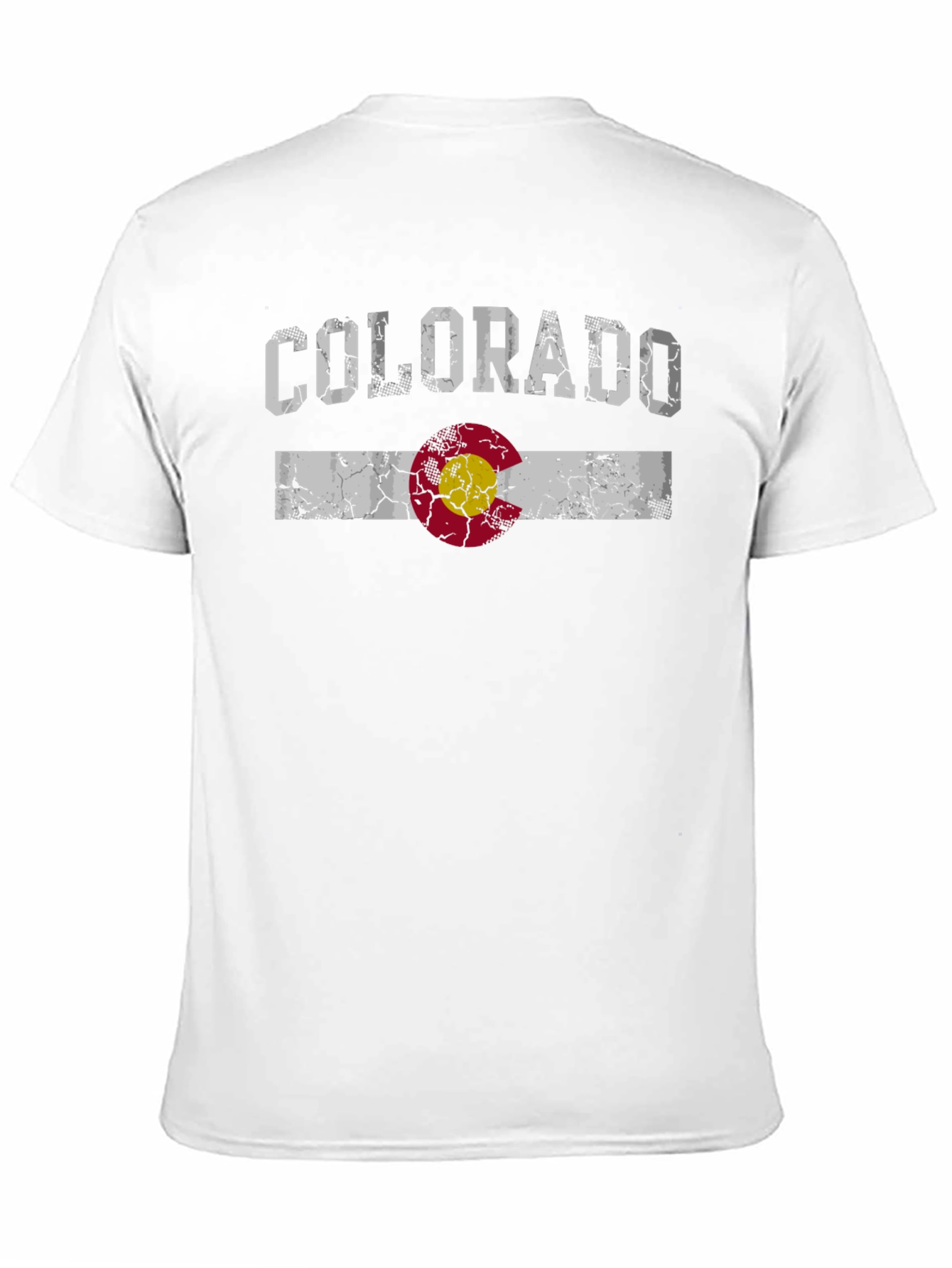 Colorado Flag Graphic T-Shirt - Black