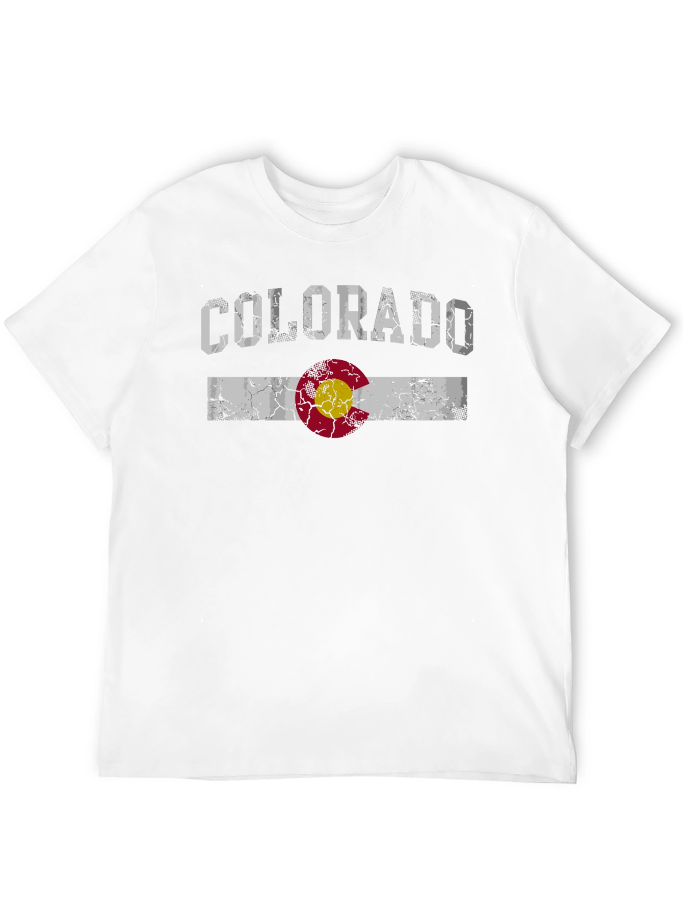 Colorado Flag Graphic T-Shirt - Black