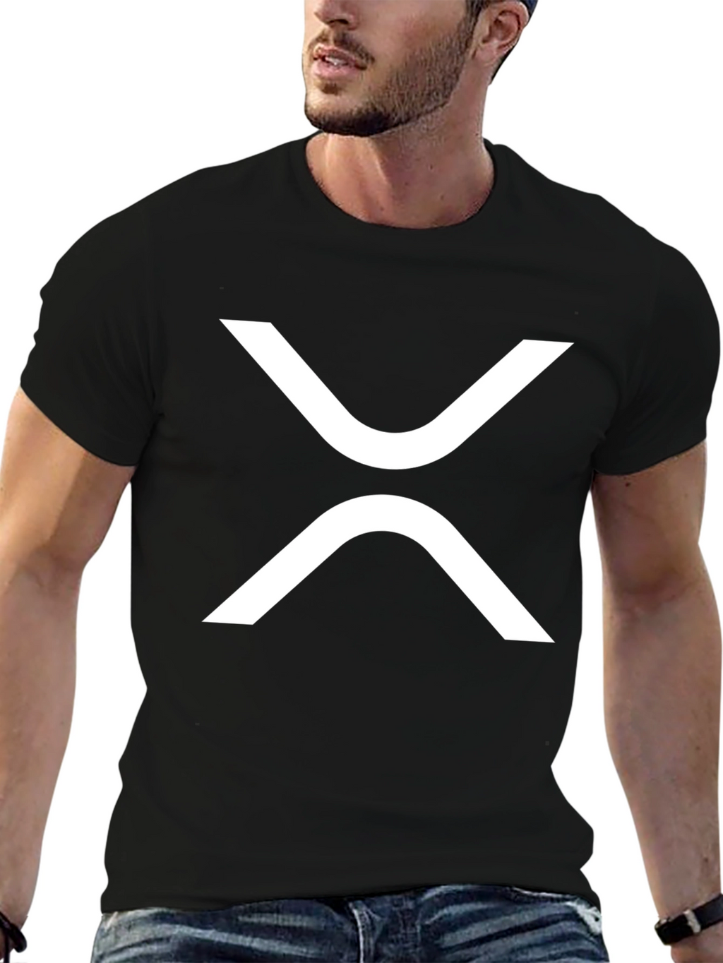 Ripple Crypto Black T-Shirt