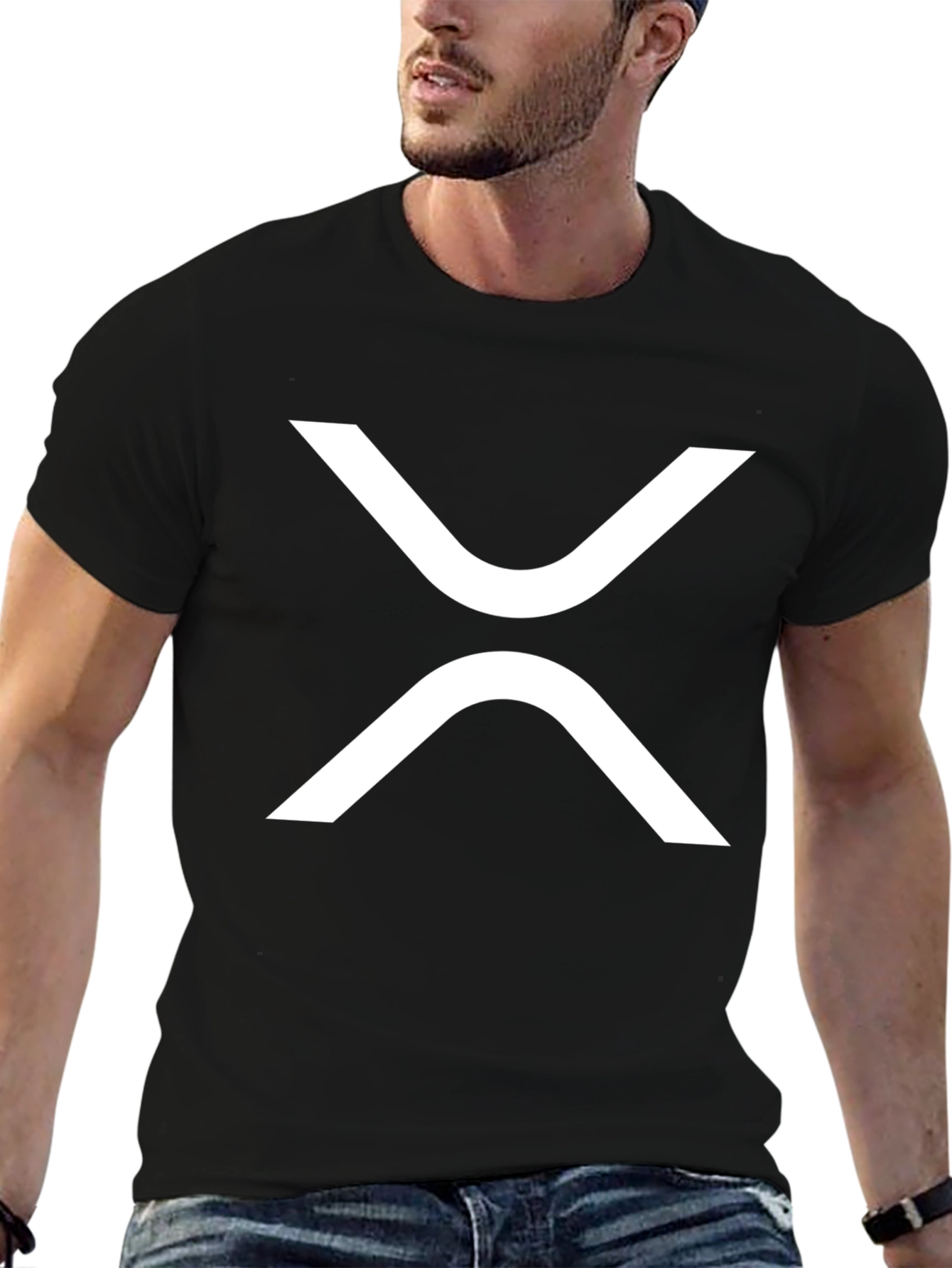 Ripple Crypto Black T-Shirt