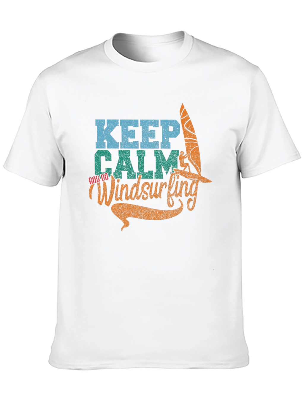 Keep Calm and Do Windsurfing Graphic T-Shirt