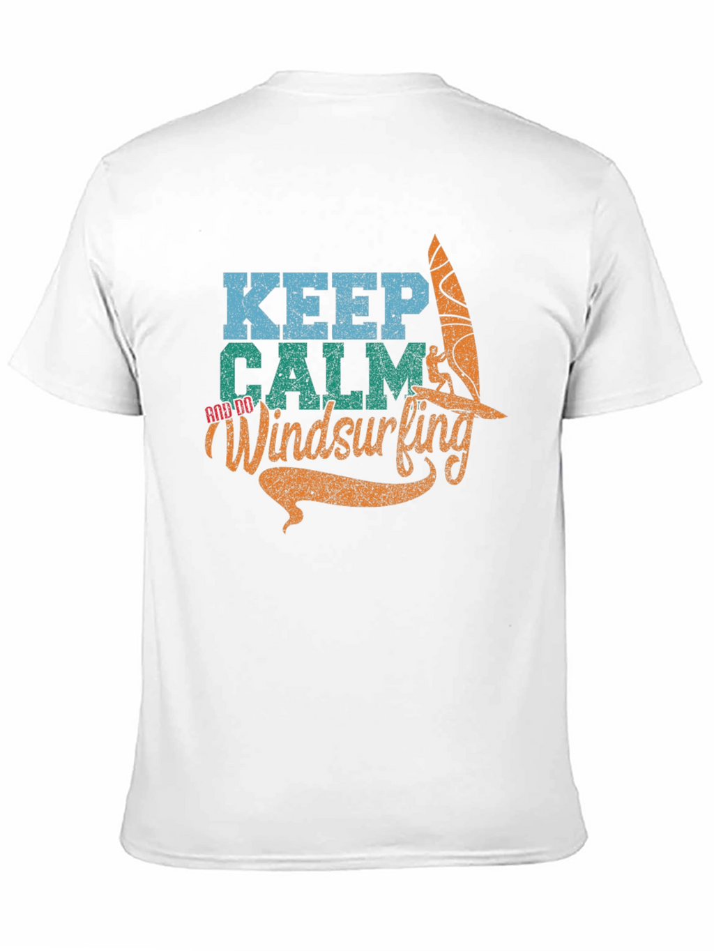 Keep Calm and Do Windsurfing Graphic T-Shirt