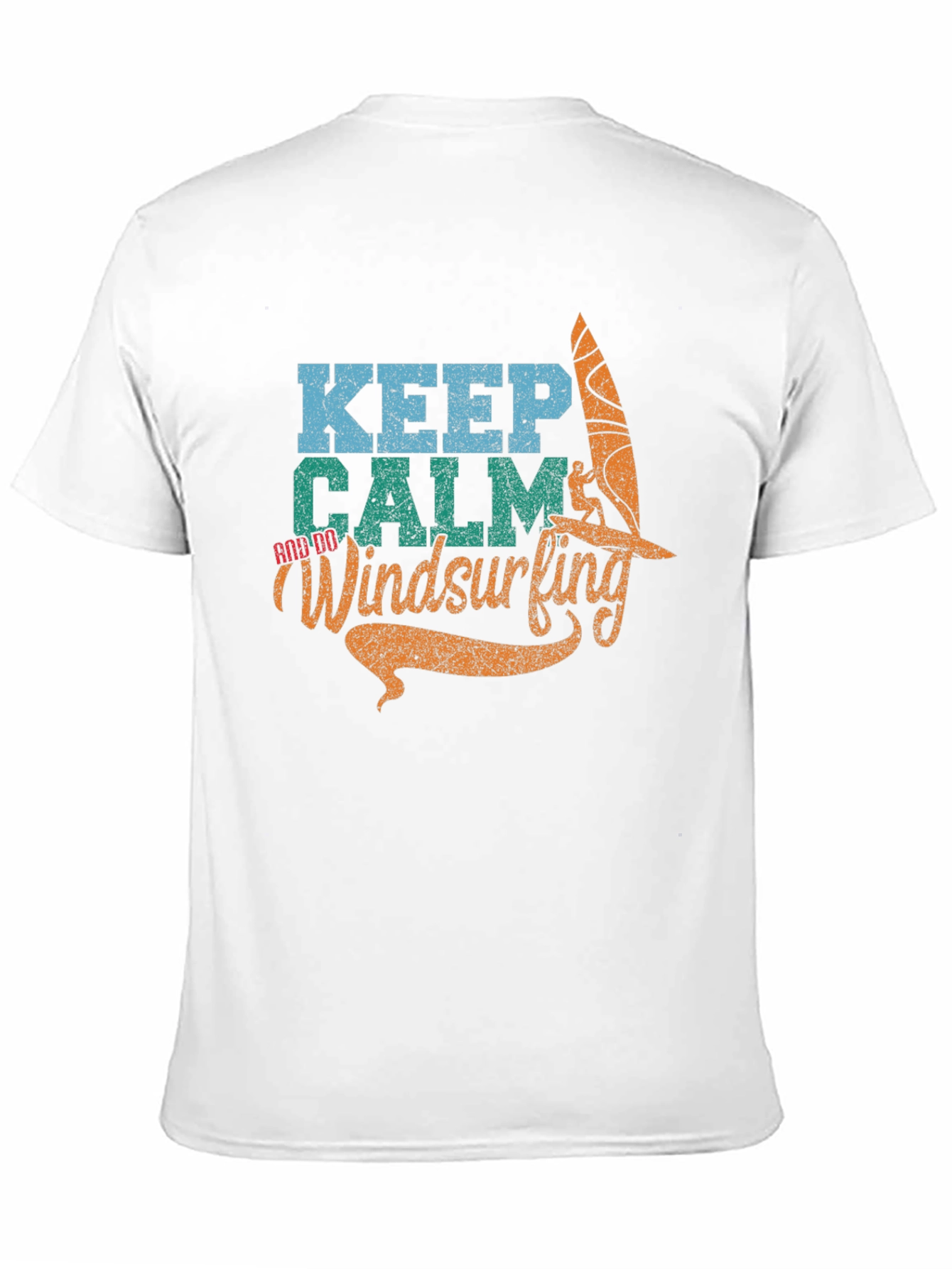 Keep Calm and Do Windsurfing Graphic T-Shirt