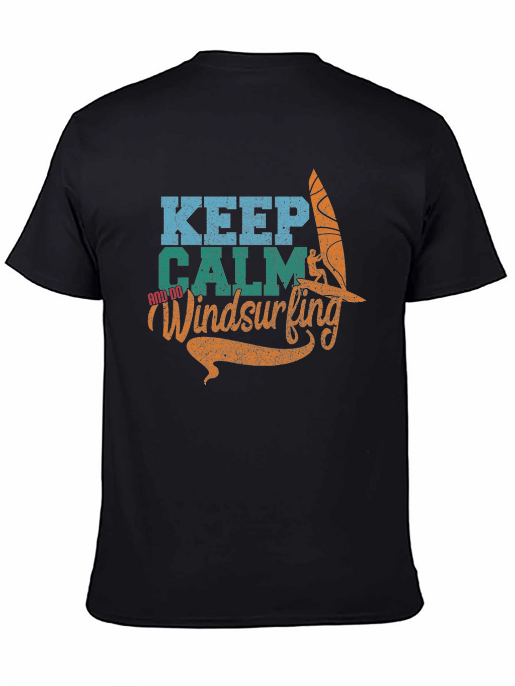 Keep Calm and Do Windsurfing Graphic T-Shirt