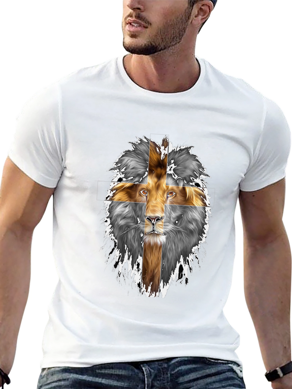 Lion England Flag T-Shirt