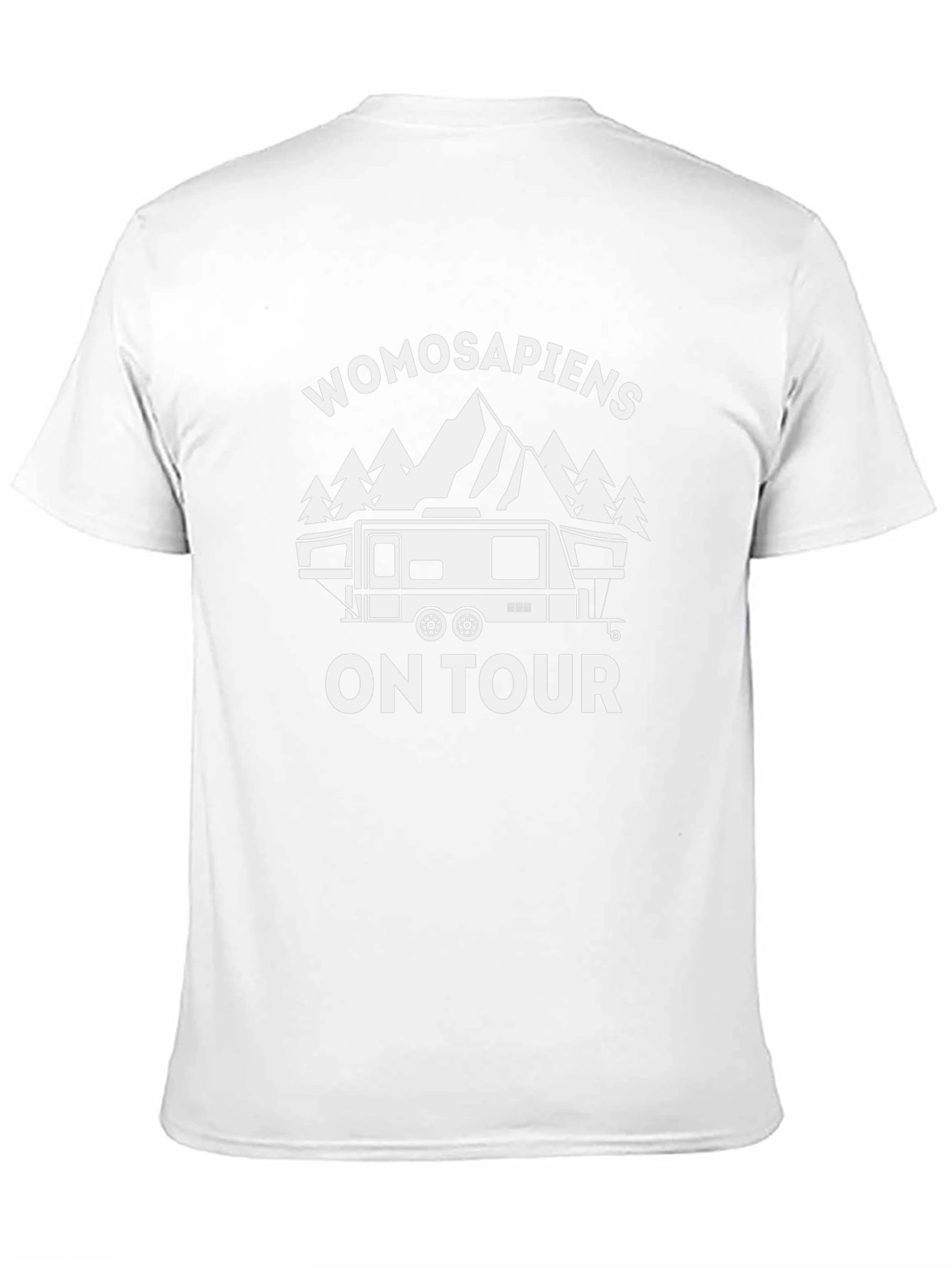 Womosapiens On Tour Graphic T-Shirt - Black