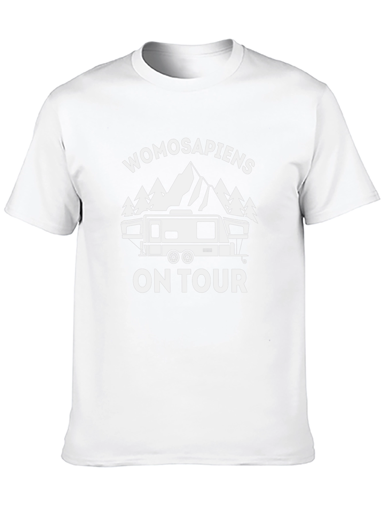 Womosapiens On Tour Graphic T-Shirt - Black