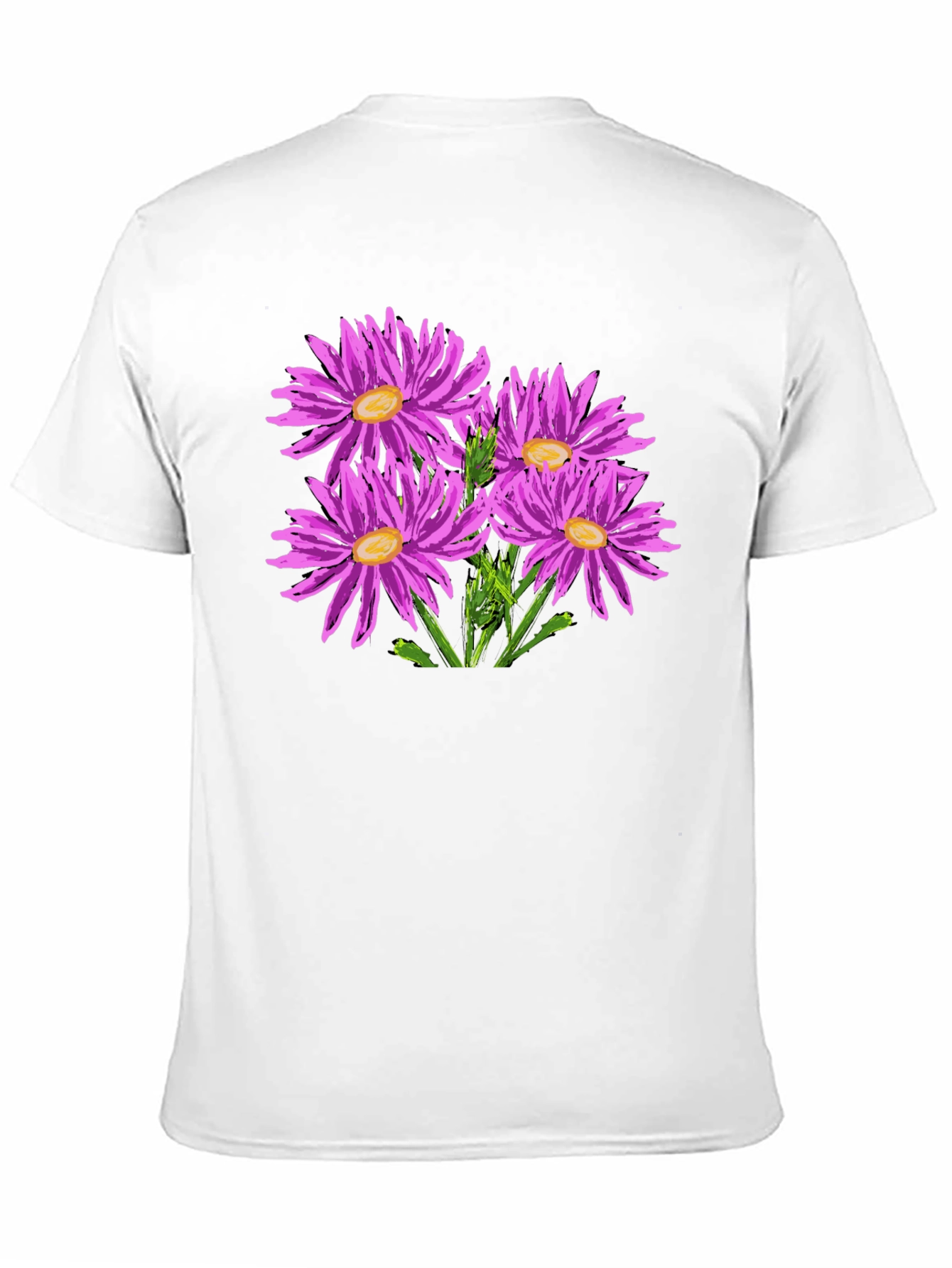 Floral Print Crew Neck T-Shirt