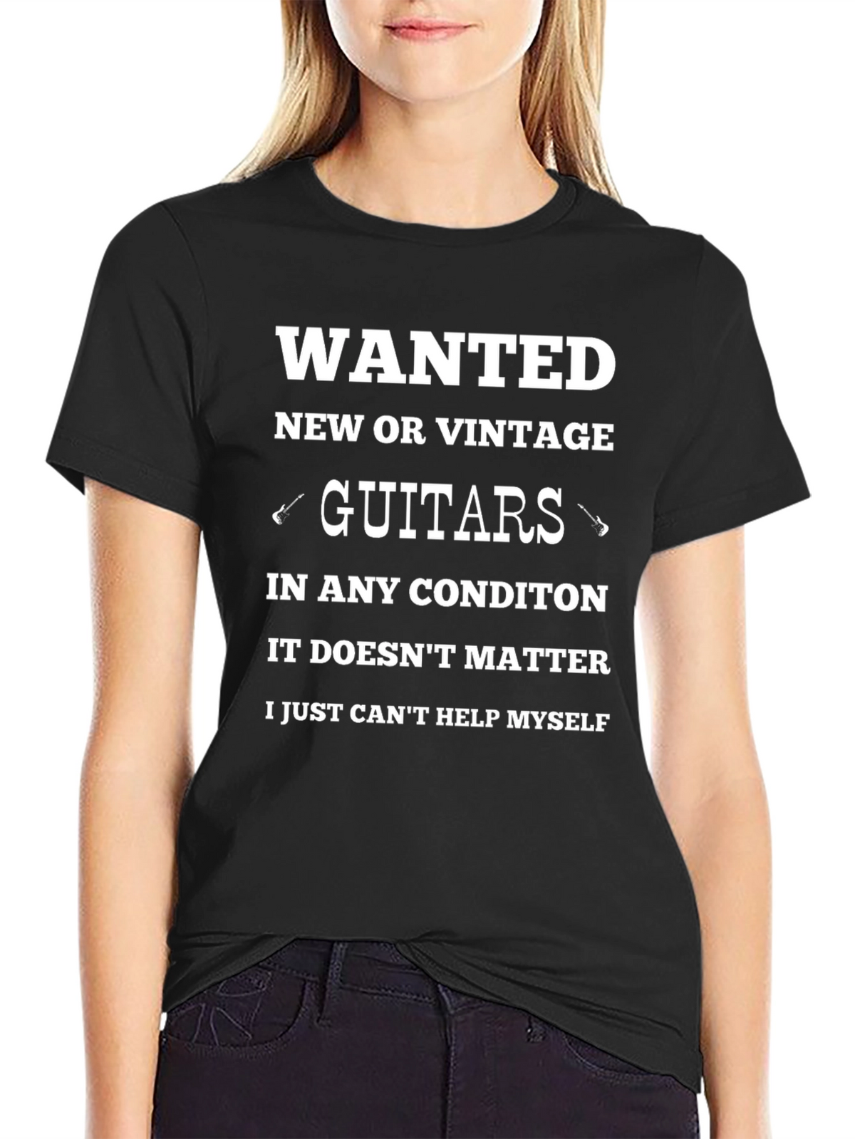 Wanted Guitars Graphic Tee - New or Vintage