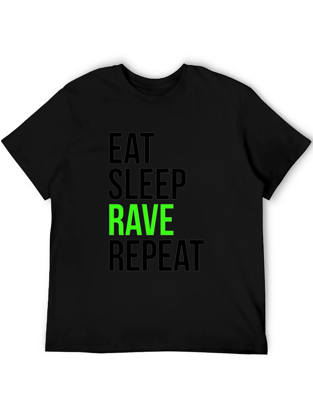 Eat Sleep Rave Repeat Graphic Tee