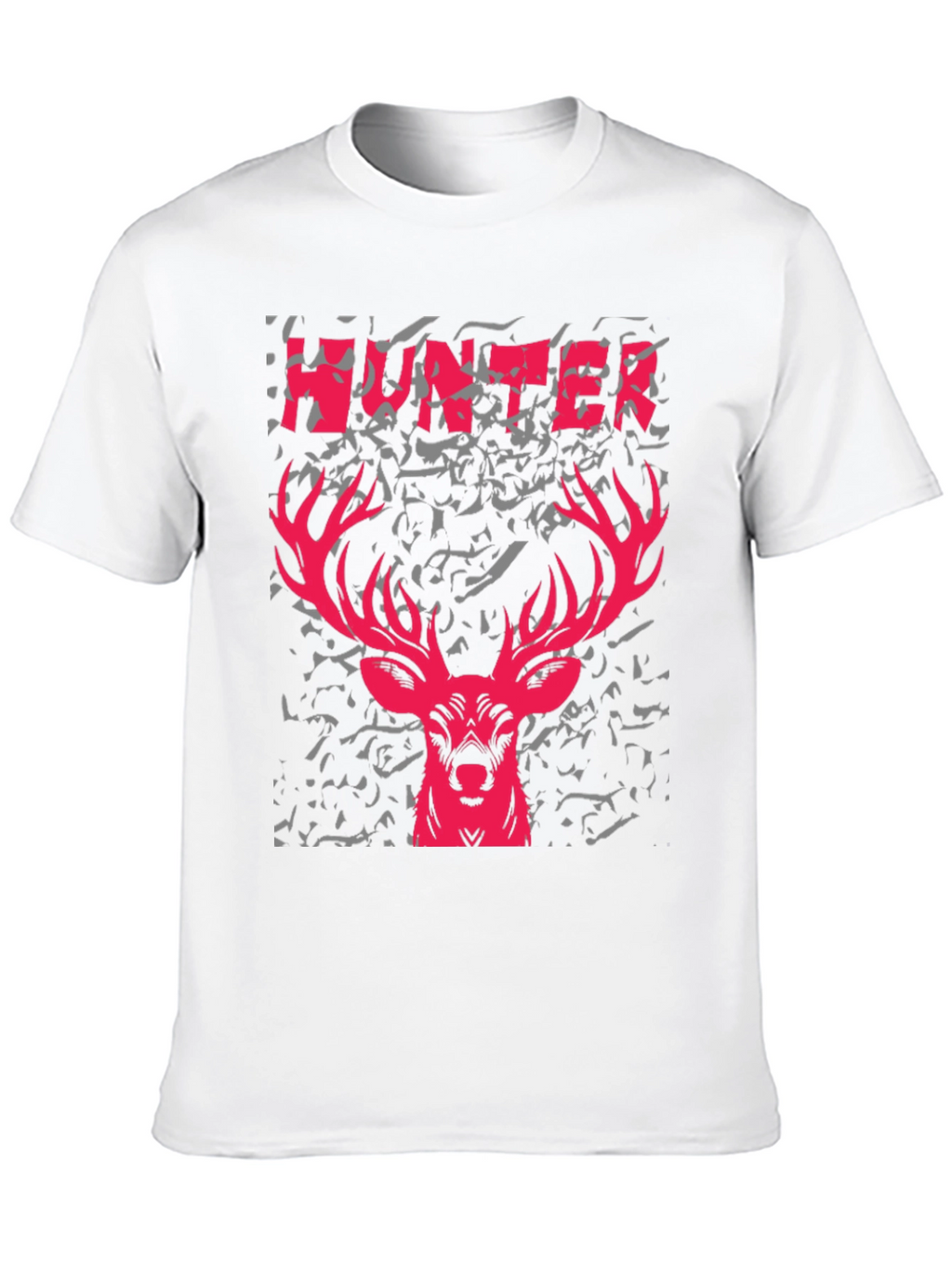 Hunter Deer Graphic Tee - Mens Black T-Shirt