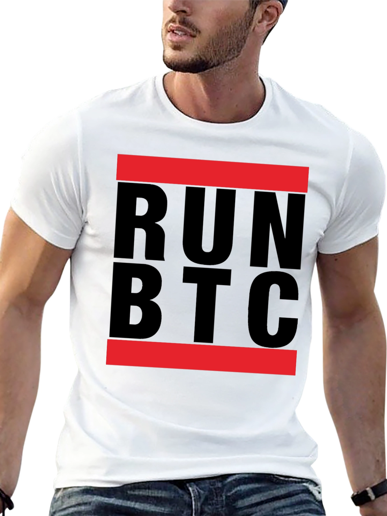Run BTC T-Shirt - Crypto Enthusiast Tee