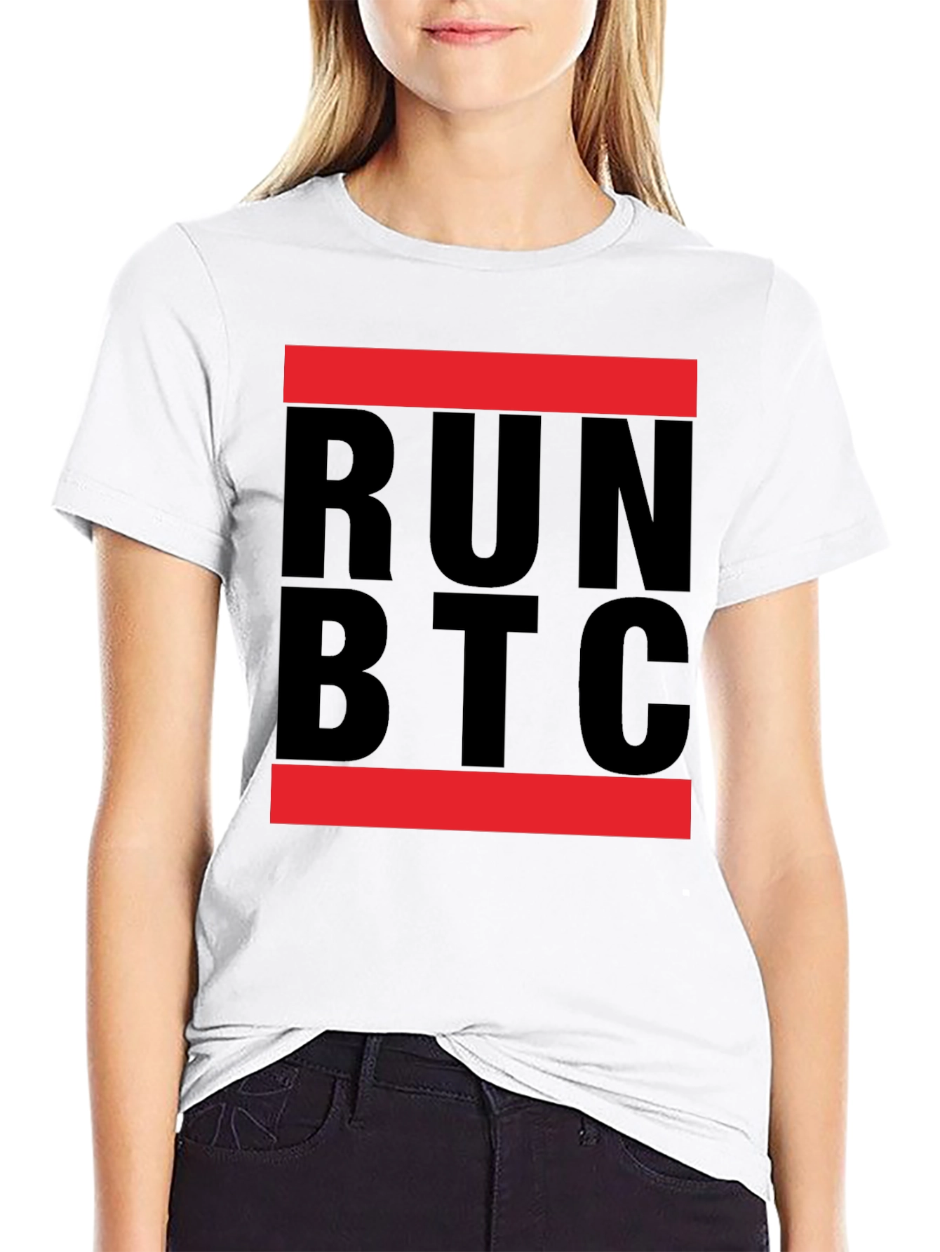 Run BTC T-Shirt - Crypto Enthusiast Tee