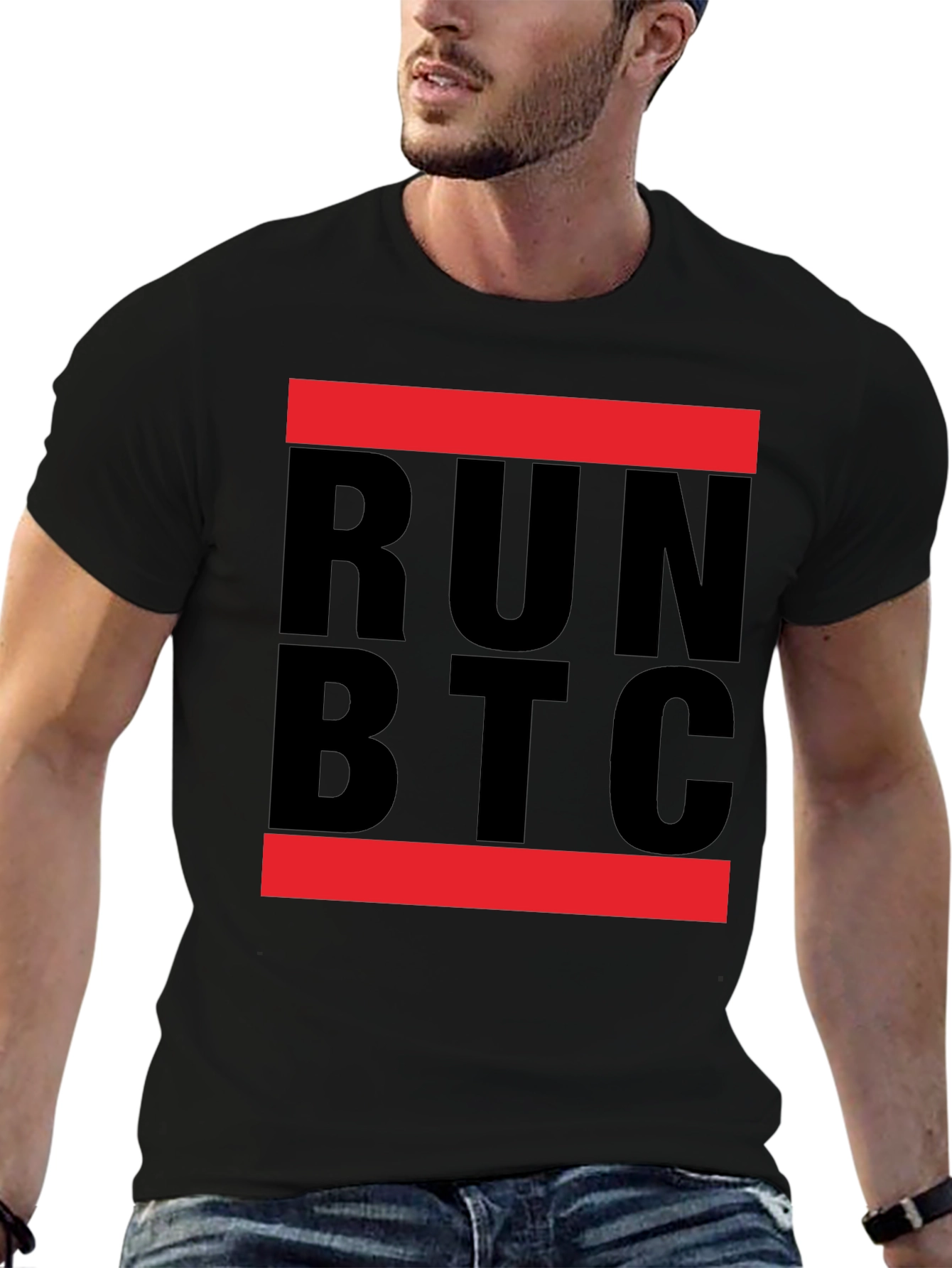 Run BTC T-Shirt - Crypto Enthusiast Tee