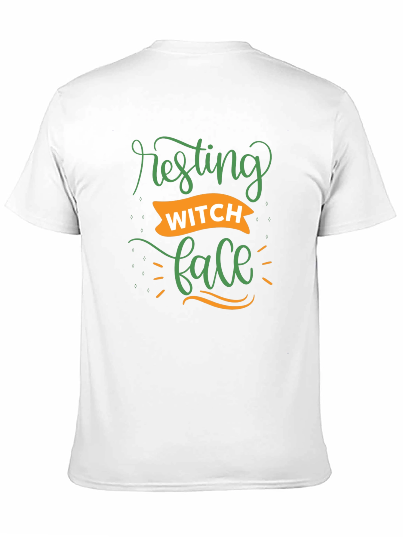 Resting Witch Face Black Graphic T-Shirt