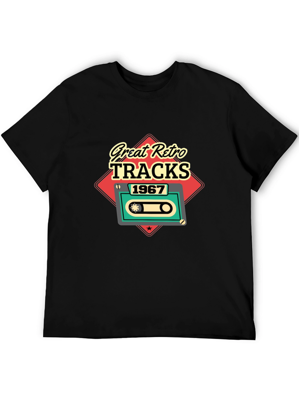 Great Retro Tracks 1967 Graphic Tee