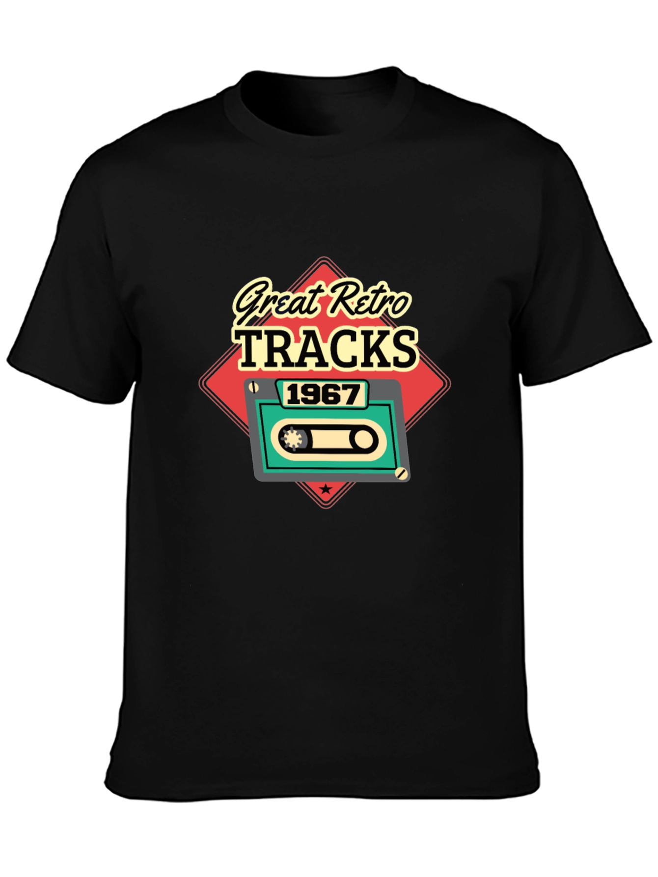 Great Retro Tracks 1967 Graphic Tee