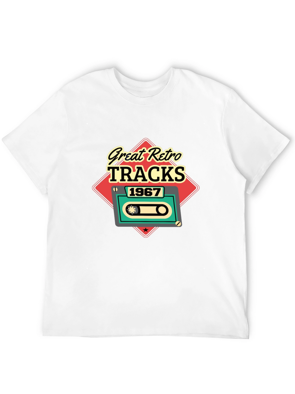 Great Retro Tracks 1967 Graphic Tee