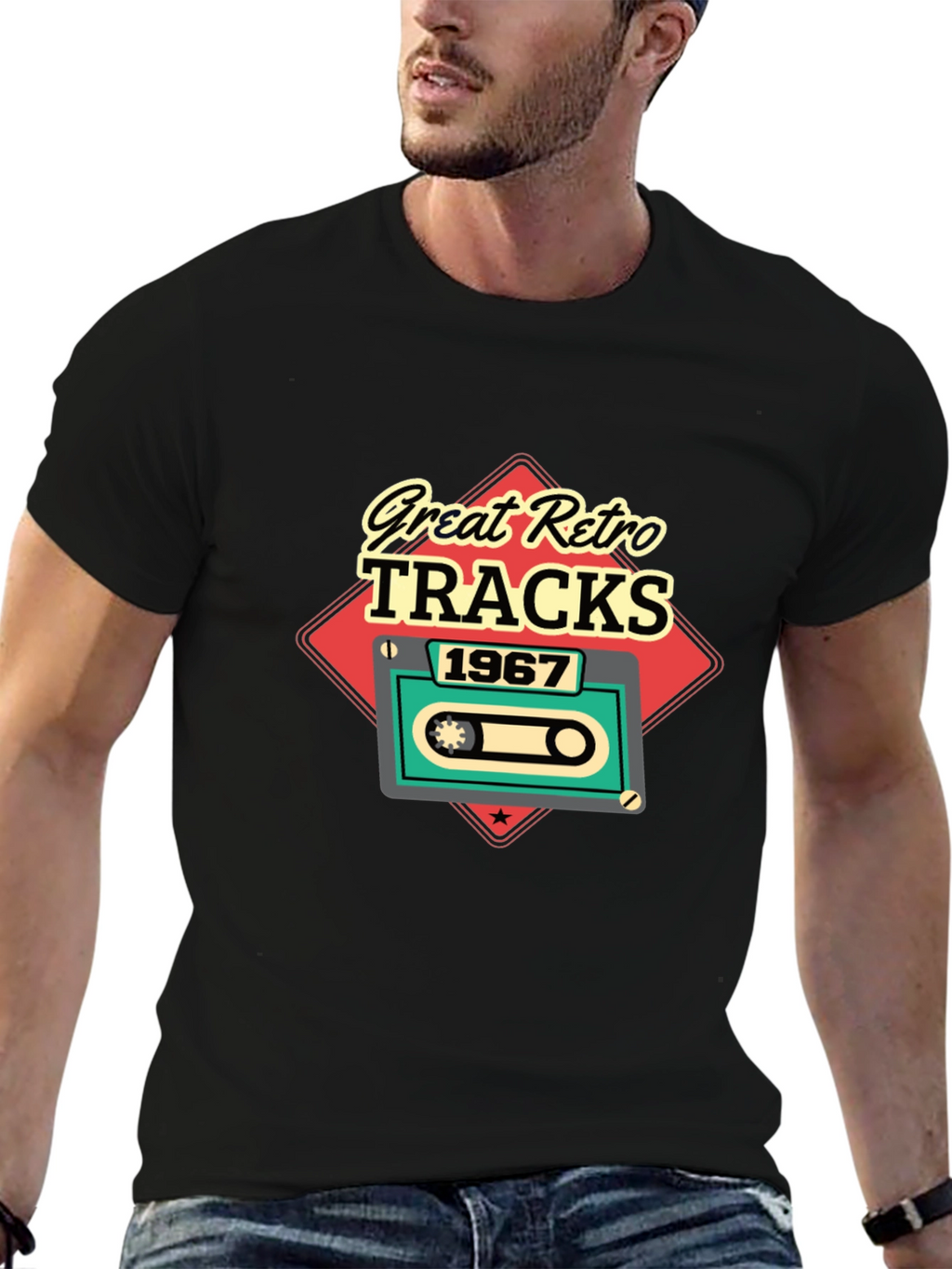Great Retro Tracks 1967 Graphic Tee