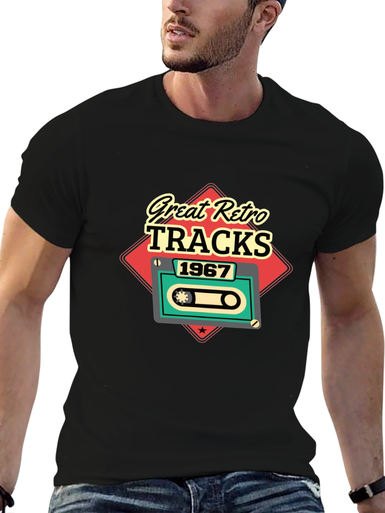 Great Retro Tracks 1967 Graphic Tee