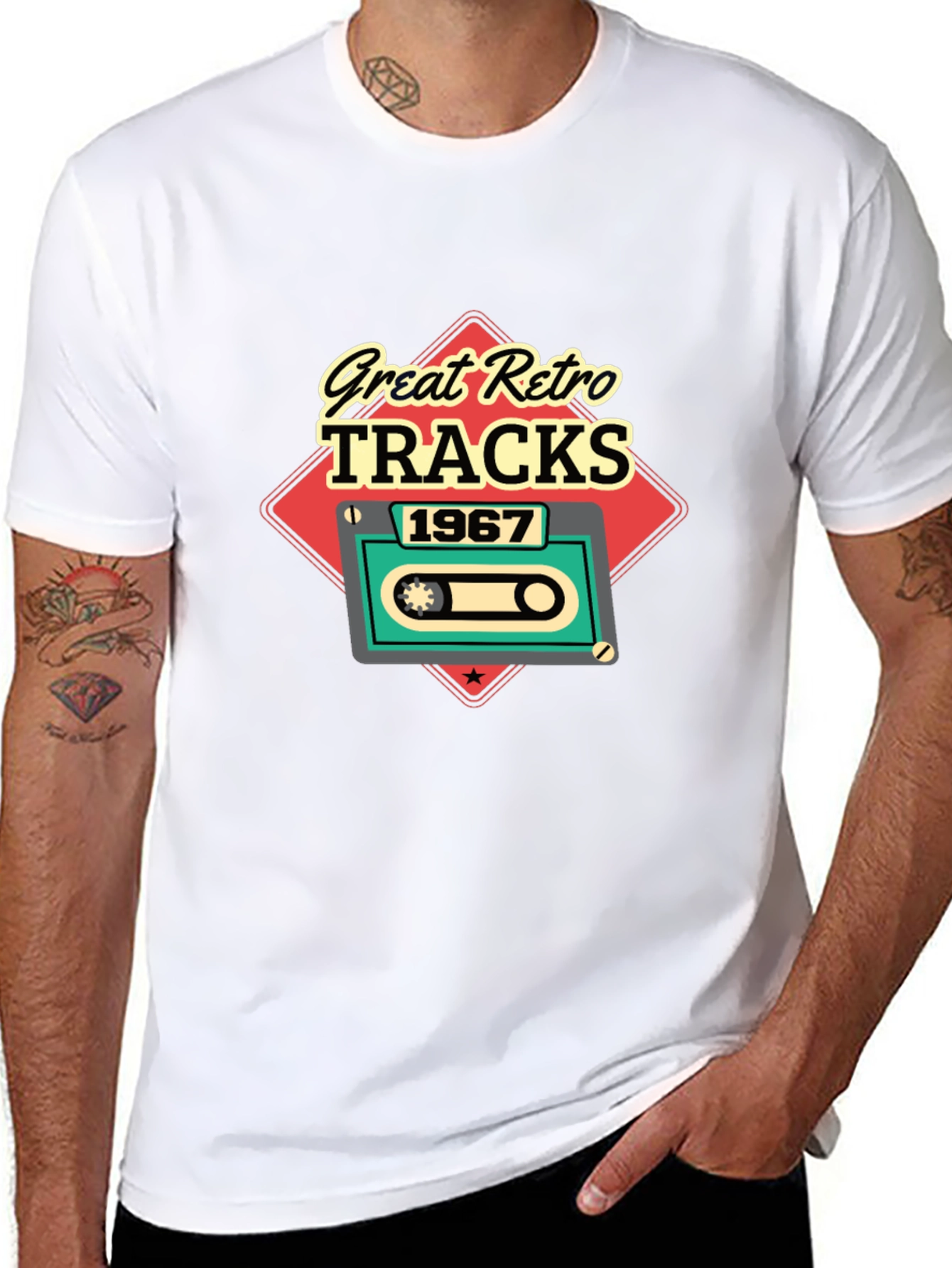 Great Retro Tracks 1967 Graphic Tee