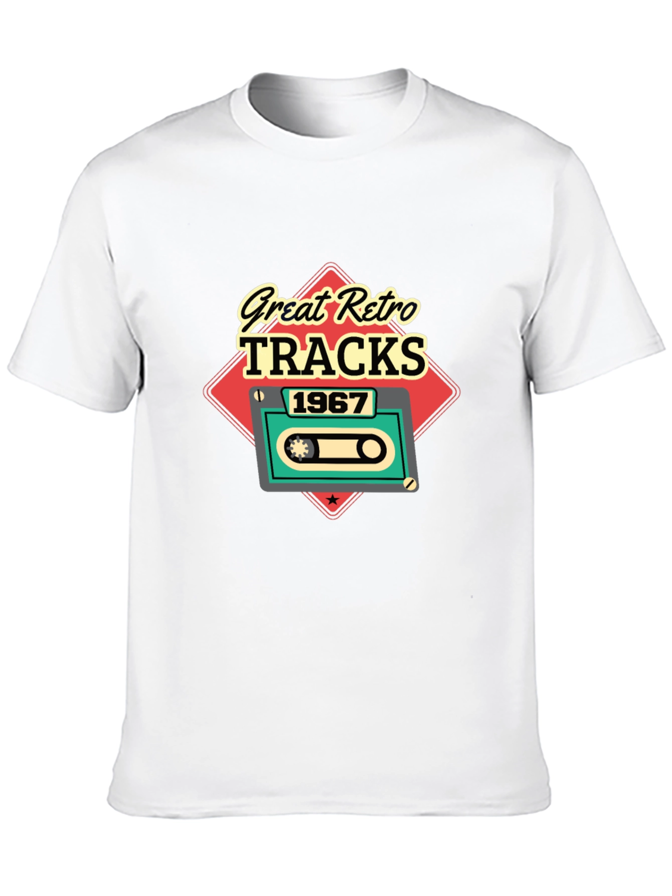 Great Retro Tracks 1967 Graphic Tee