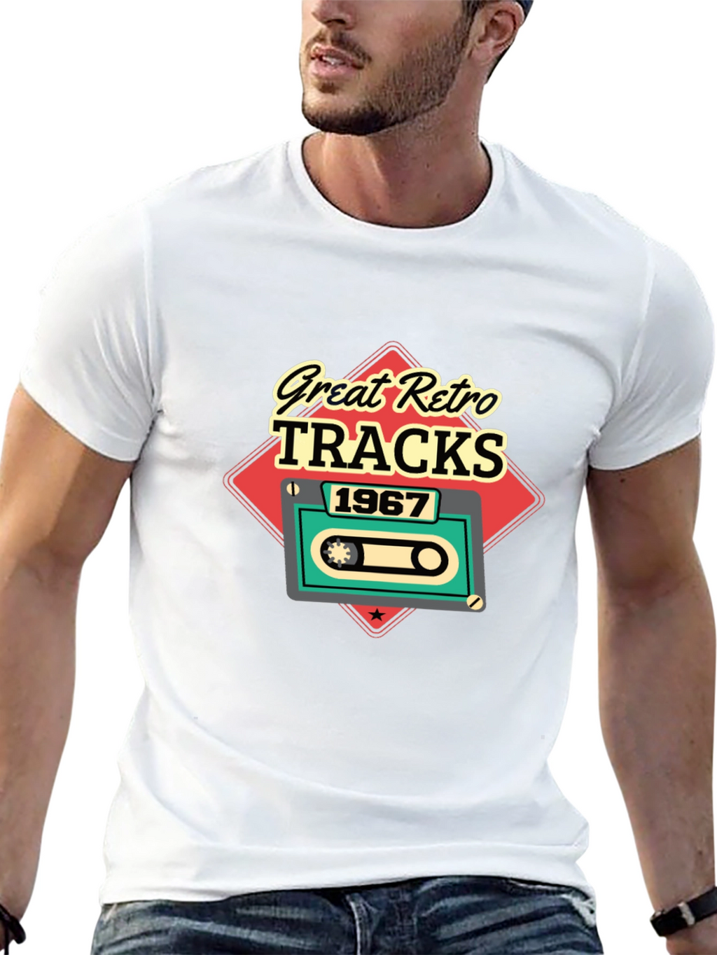 Great Retro Tracks 1967 Graphic Tee