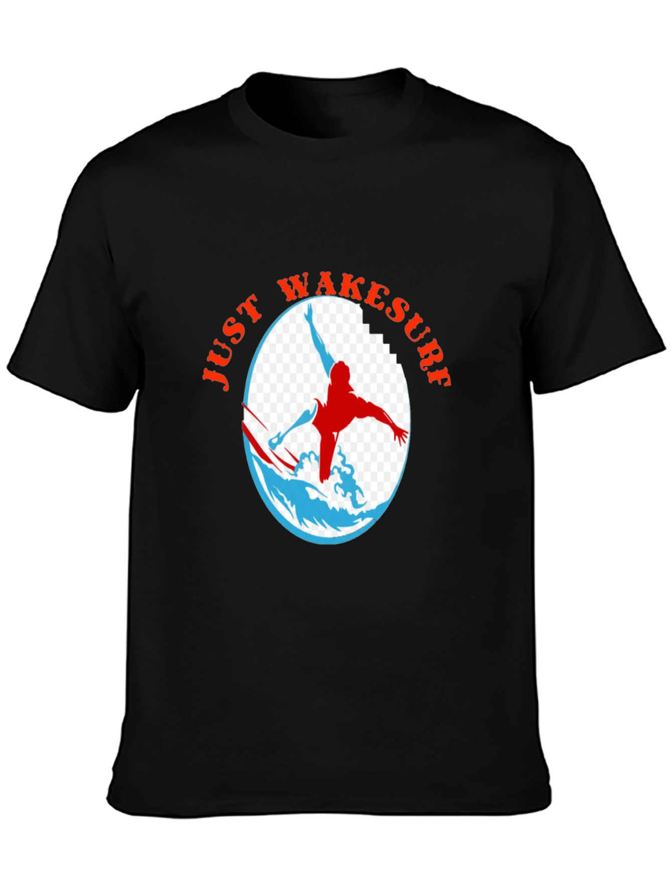 Just Wakesurf Graphic T-Shirt - Black