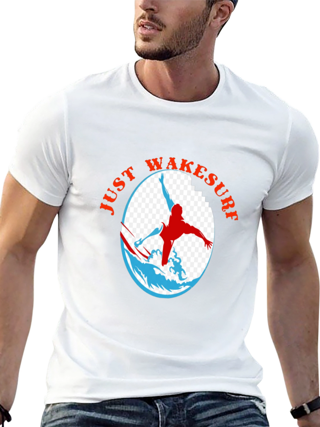 Just Wakesurf Graphic T-Shirt - Black
