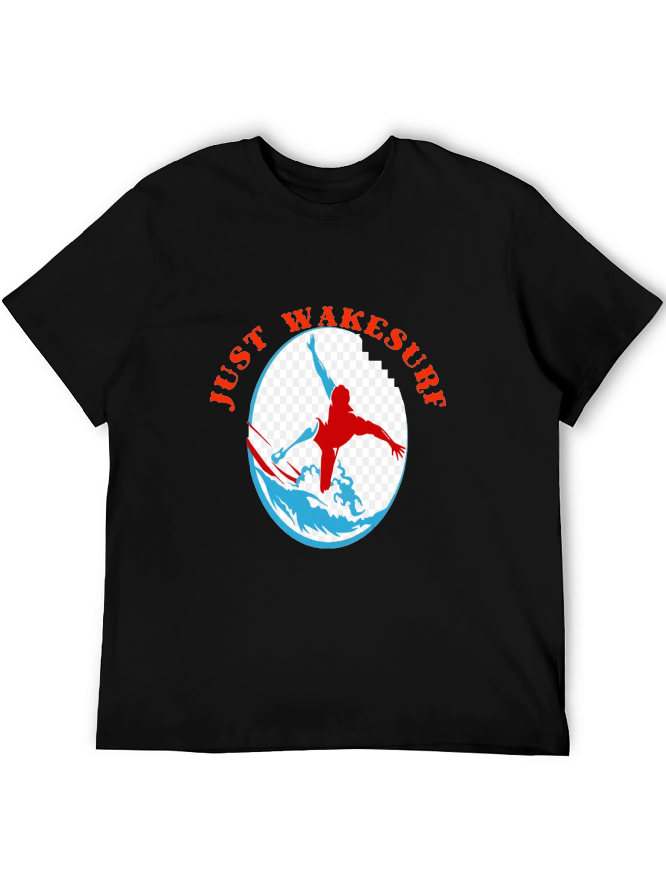 Just Wakesurf Graphic T-Shirt - Black