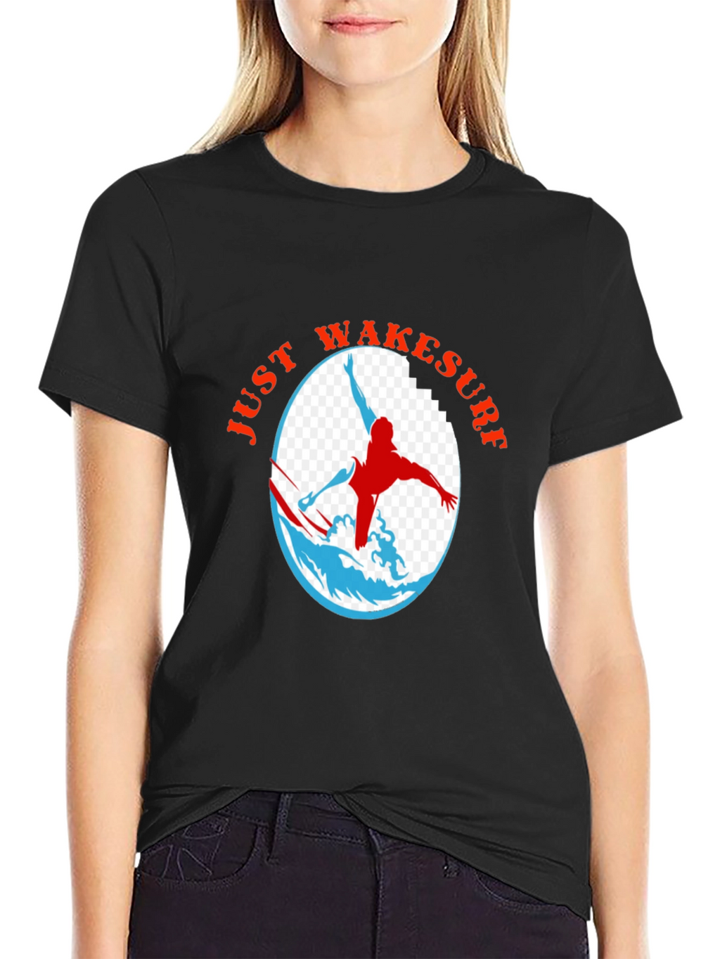 Just Wakesurf Graphic T-Shirt - Black