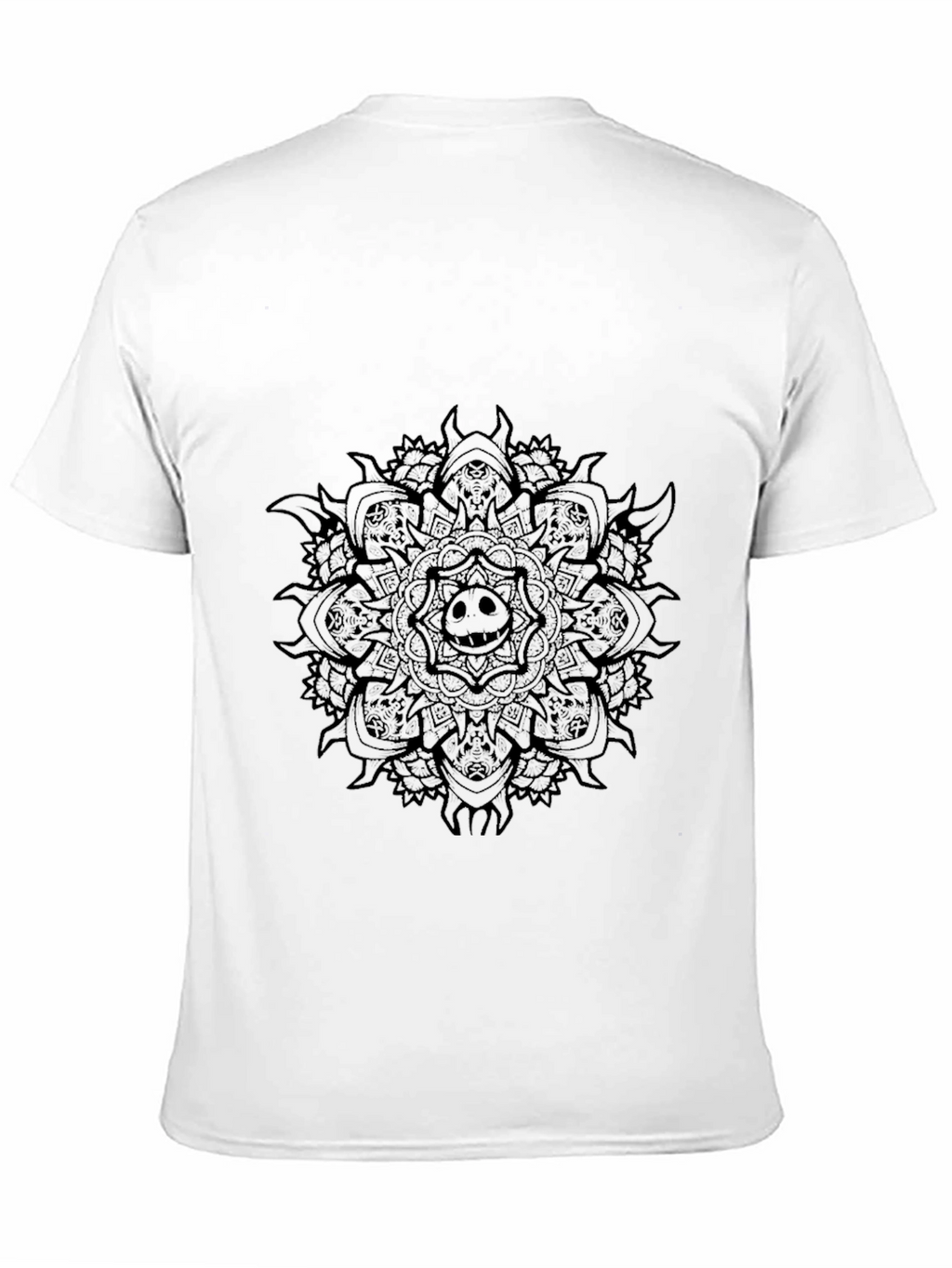 Dark Mandala Graphic Tee - Black T-Shirt