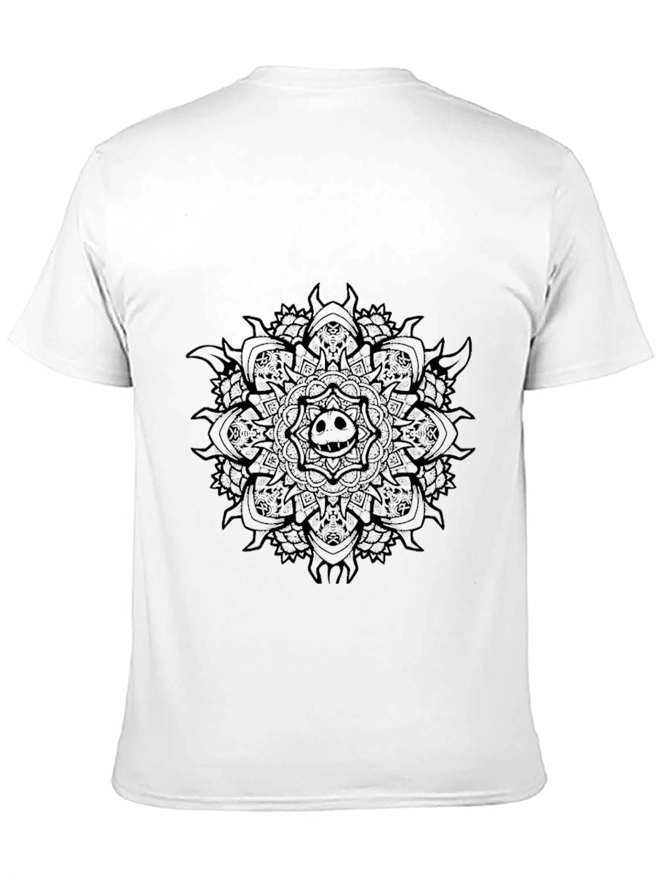 Dark Mandala Graphic Tee - Black T-Shirt