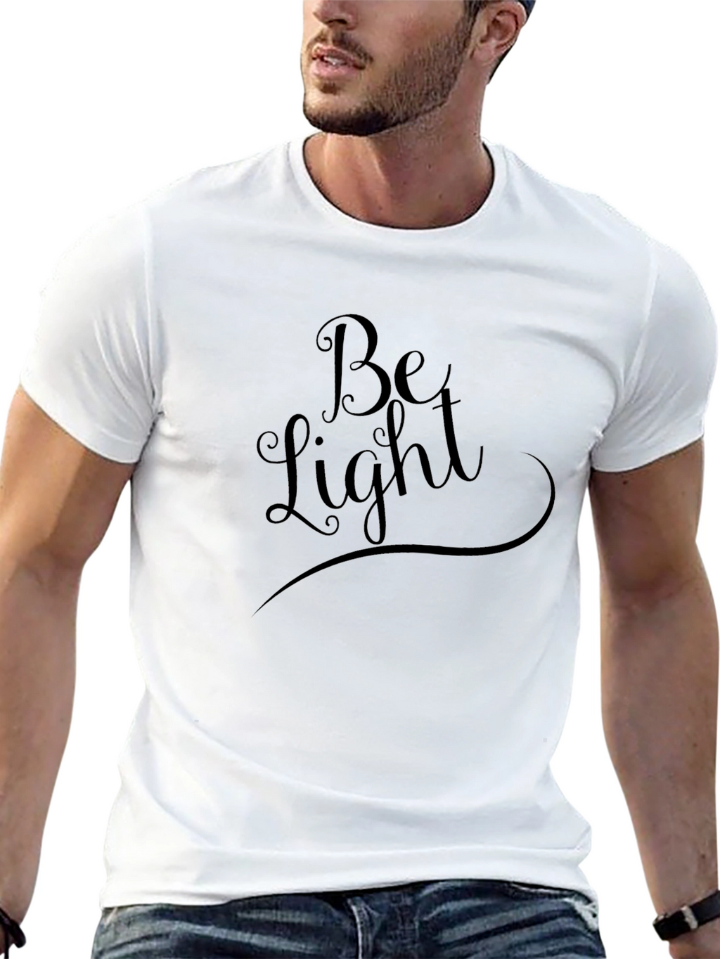 Be Light Graphic T-Shirt - Stylish Casual Wear