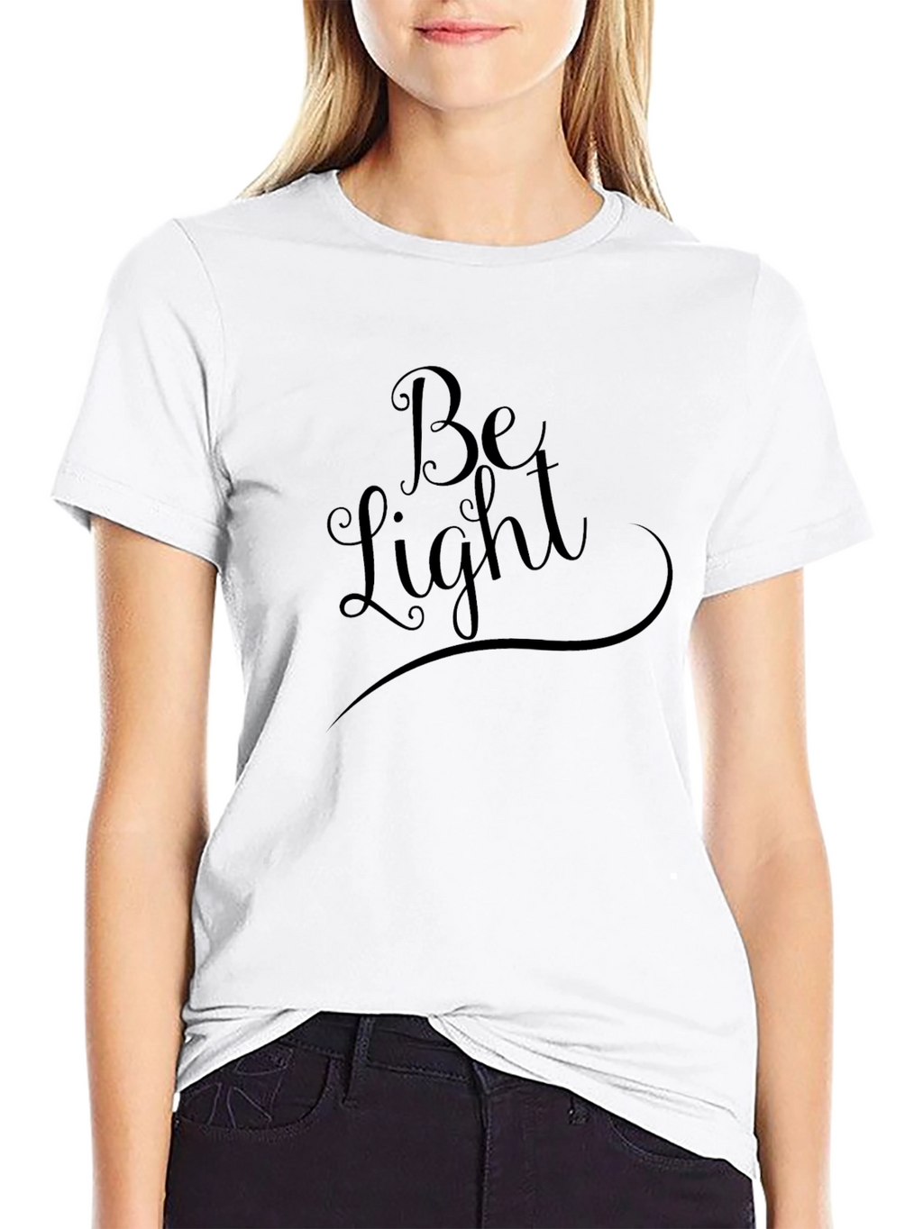 Be Light Graphic T-Shirt - Stylish Casual Wear