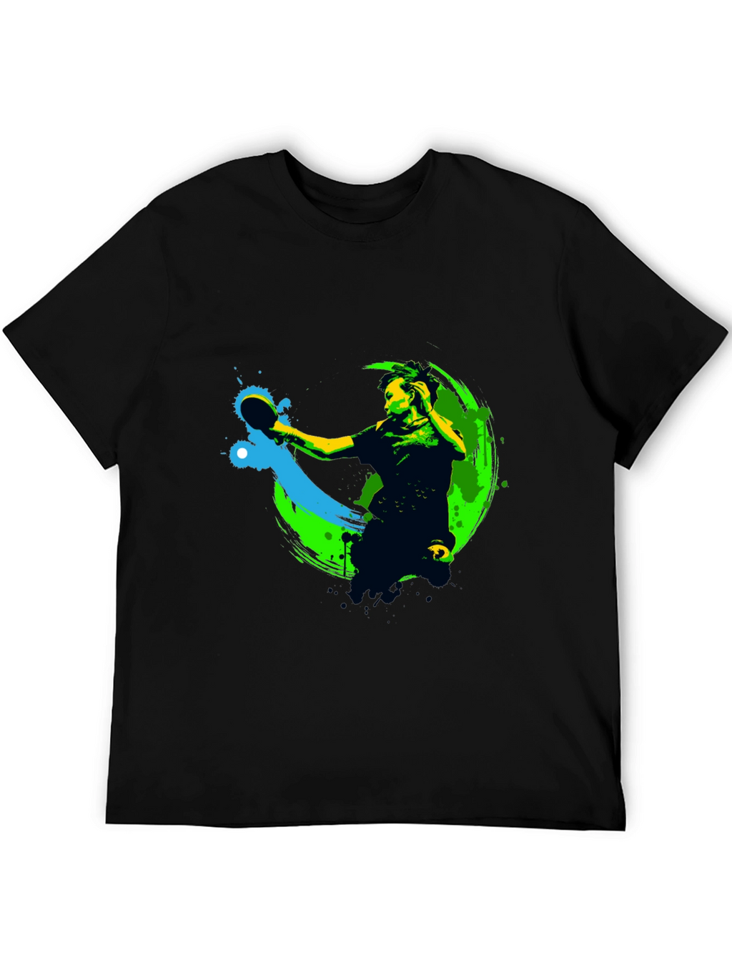 Table Tennis Player Graphic T-Shirt