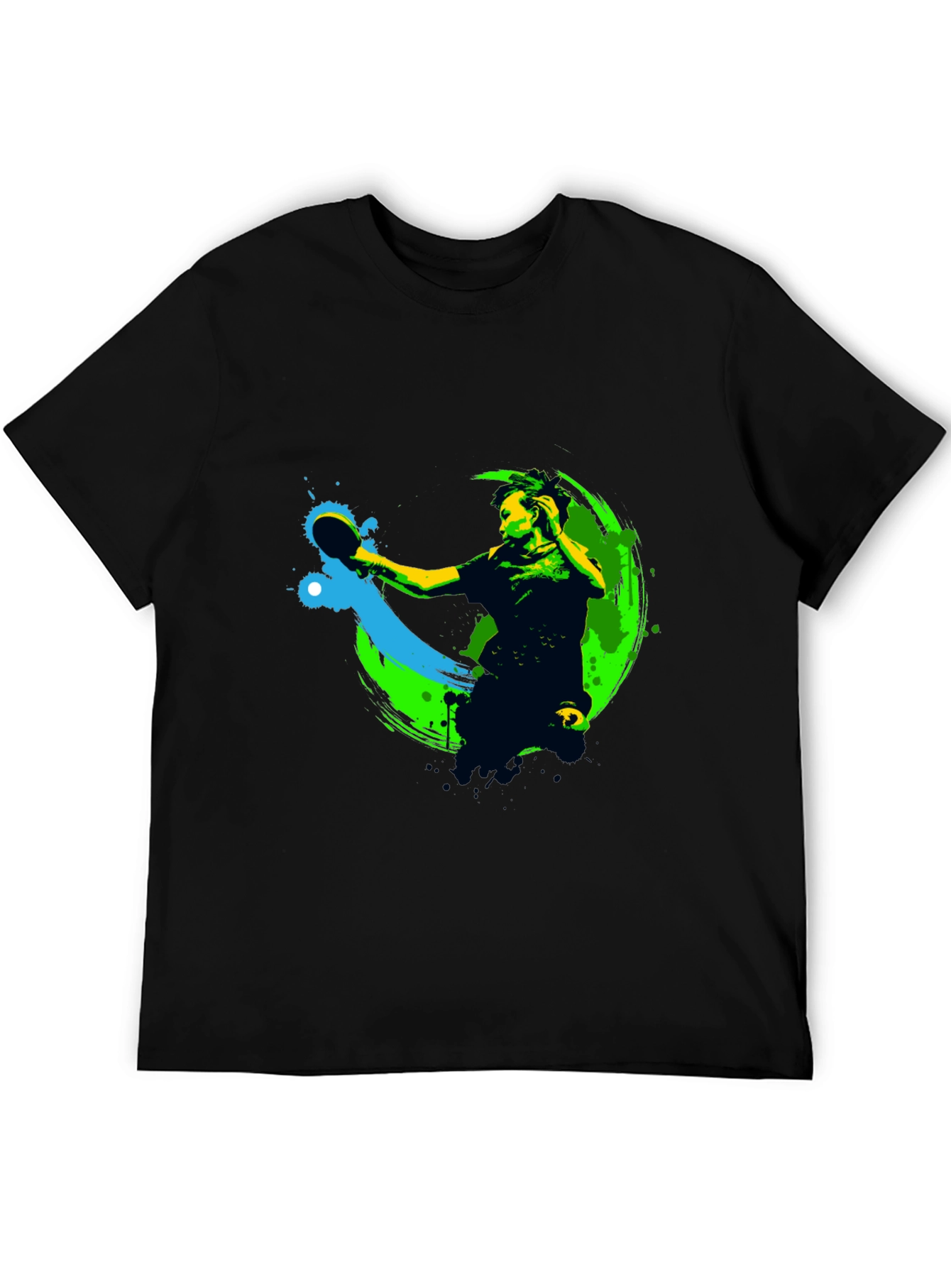 Table Tennis Player Graphic T-Shirt