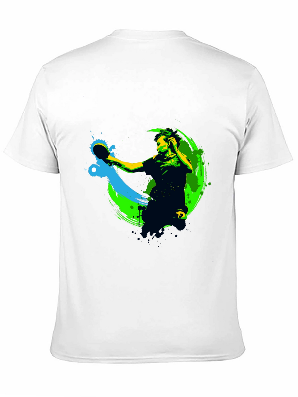 Table Tennis Player Graphic T-Shirt