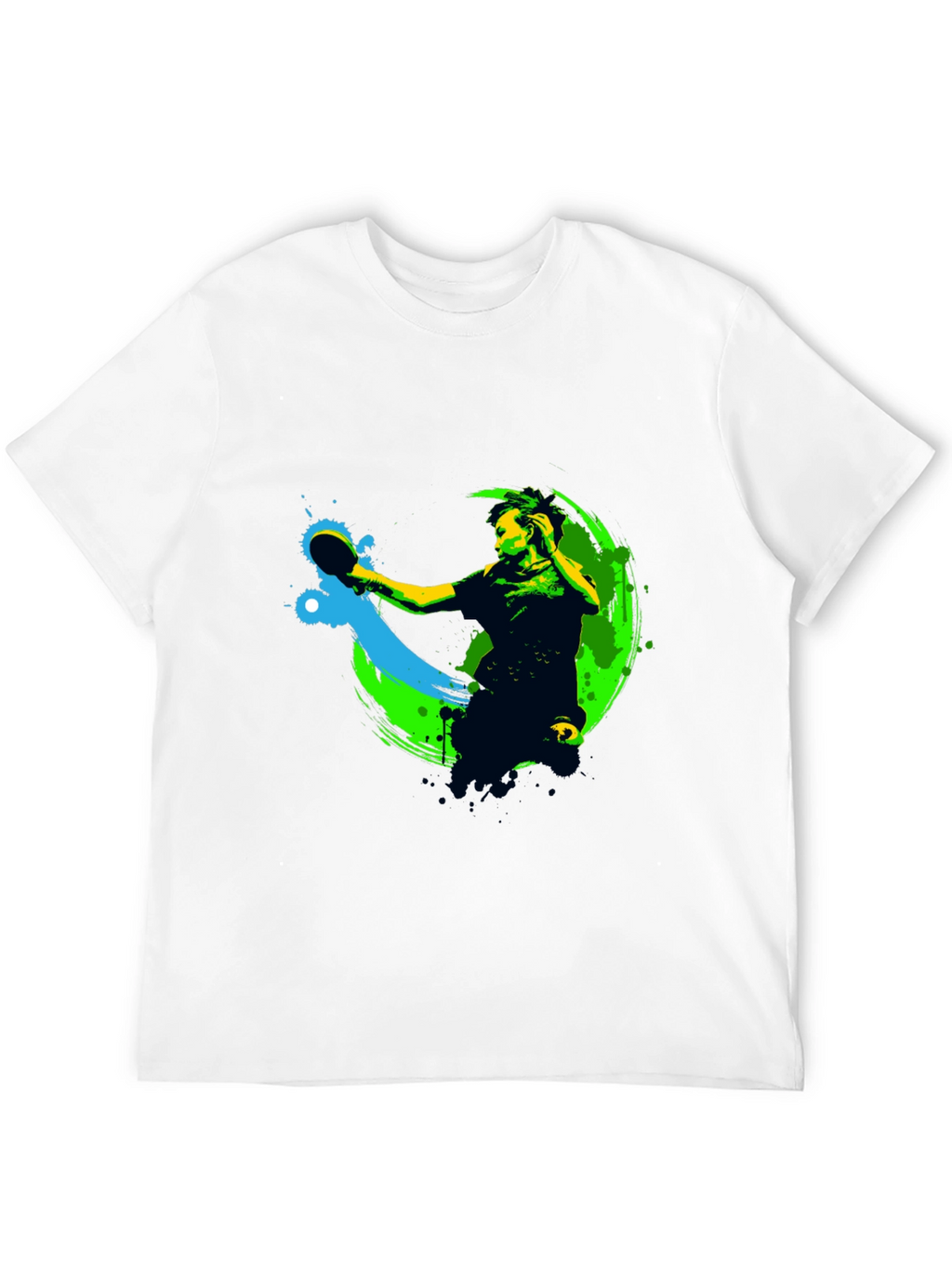 Table Tennis Player Graphic T-Shirt