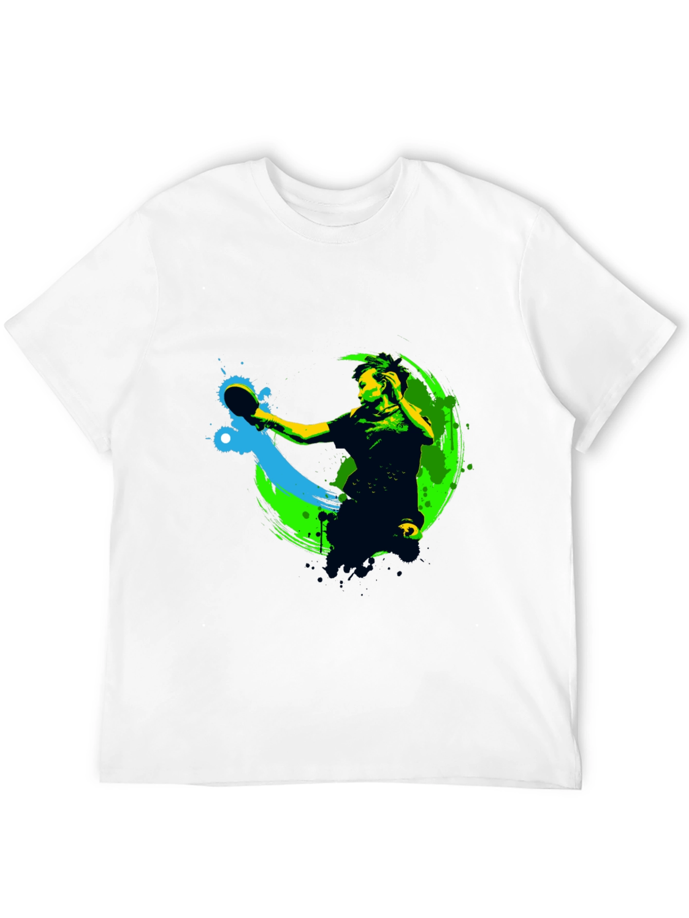 Table Tennis Player Graphic T-Shirt